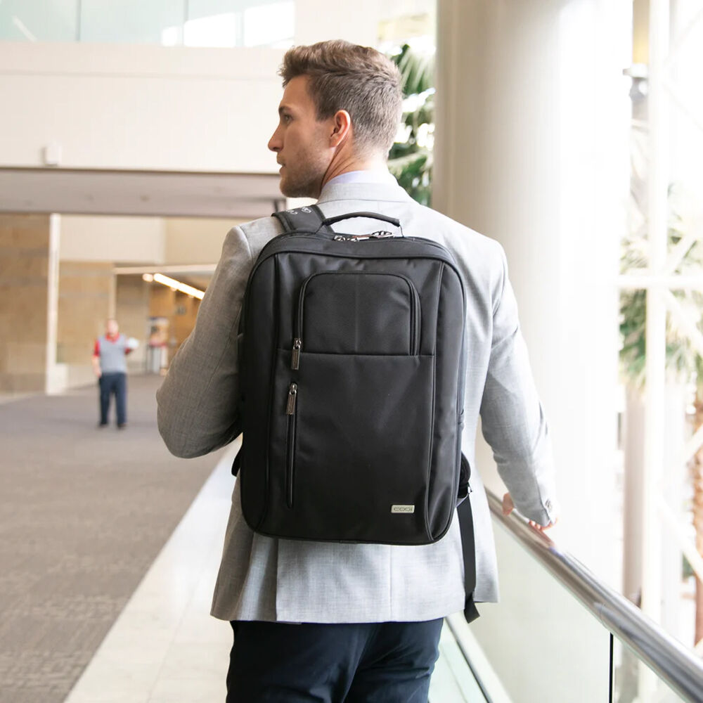 CODI 17.3IN BLACK MAGNA  BACKPACK W/ EXTERIOR USB CHARGING PORT — view 7