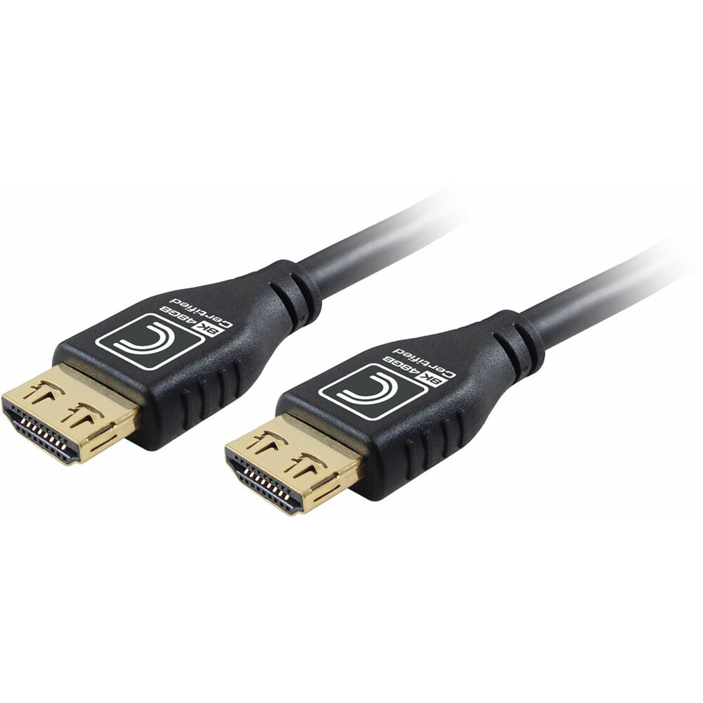 Comprehensive Connectivity Company 6ft Microflex 48g 8k Hdmi Cable Jet Black Progrip Hdmi