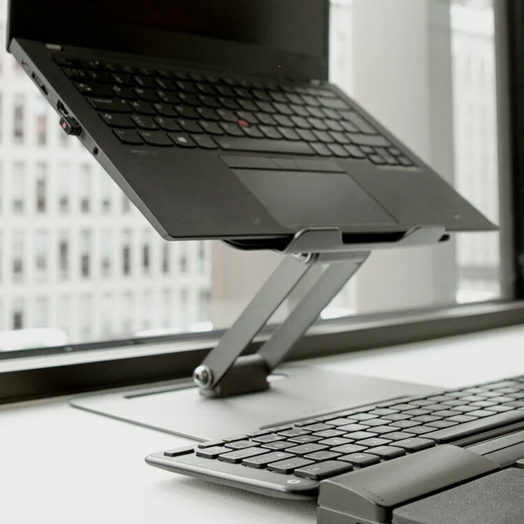 Contour Design steel laptop riser 305200 for elevated desk workstation setup — view 4