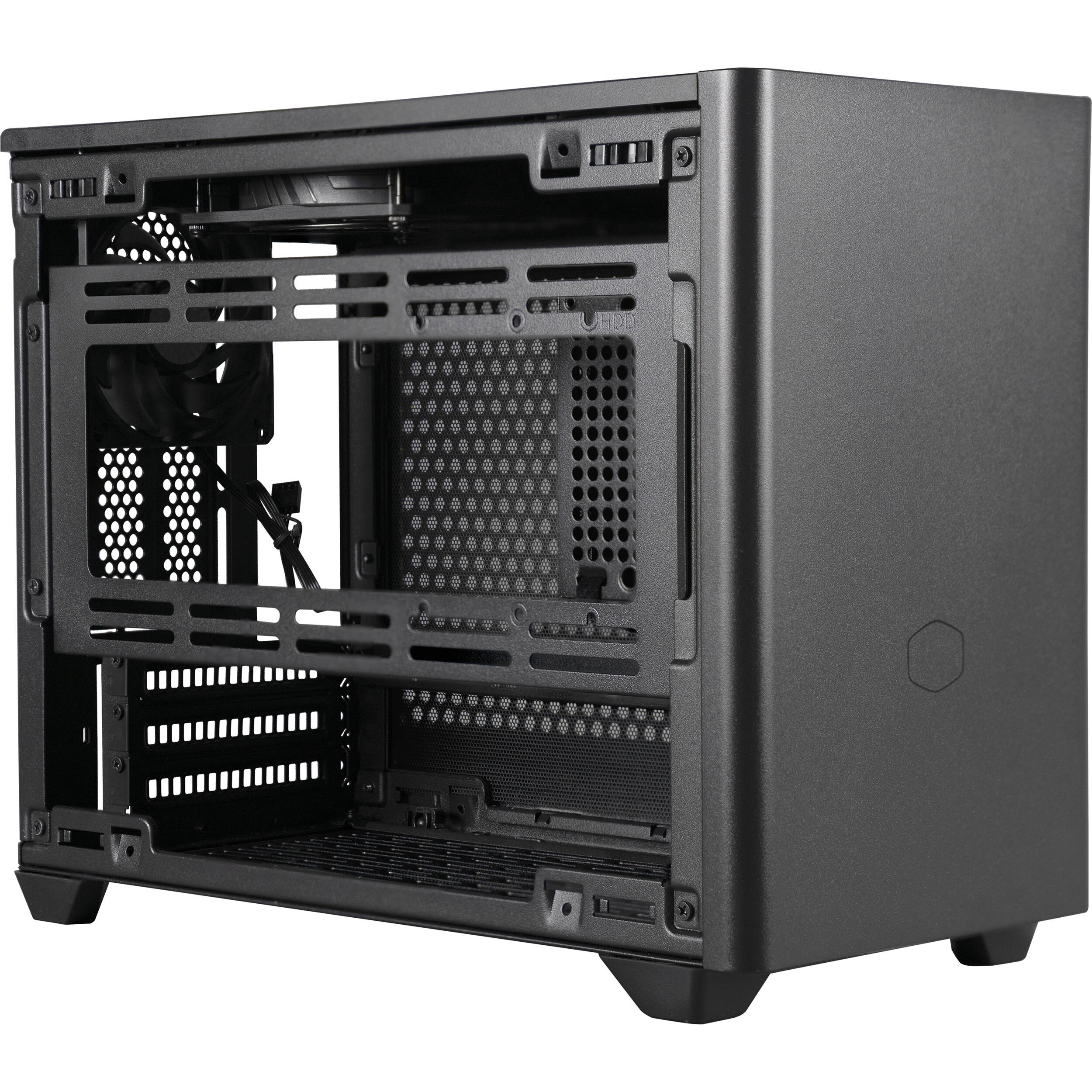 Cooler Master NR200 small form factor PC case with vented and tempered glass side panel options — view 3