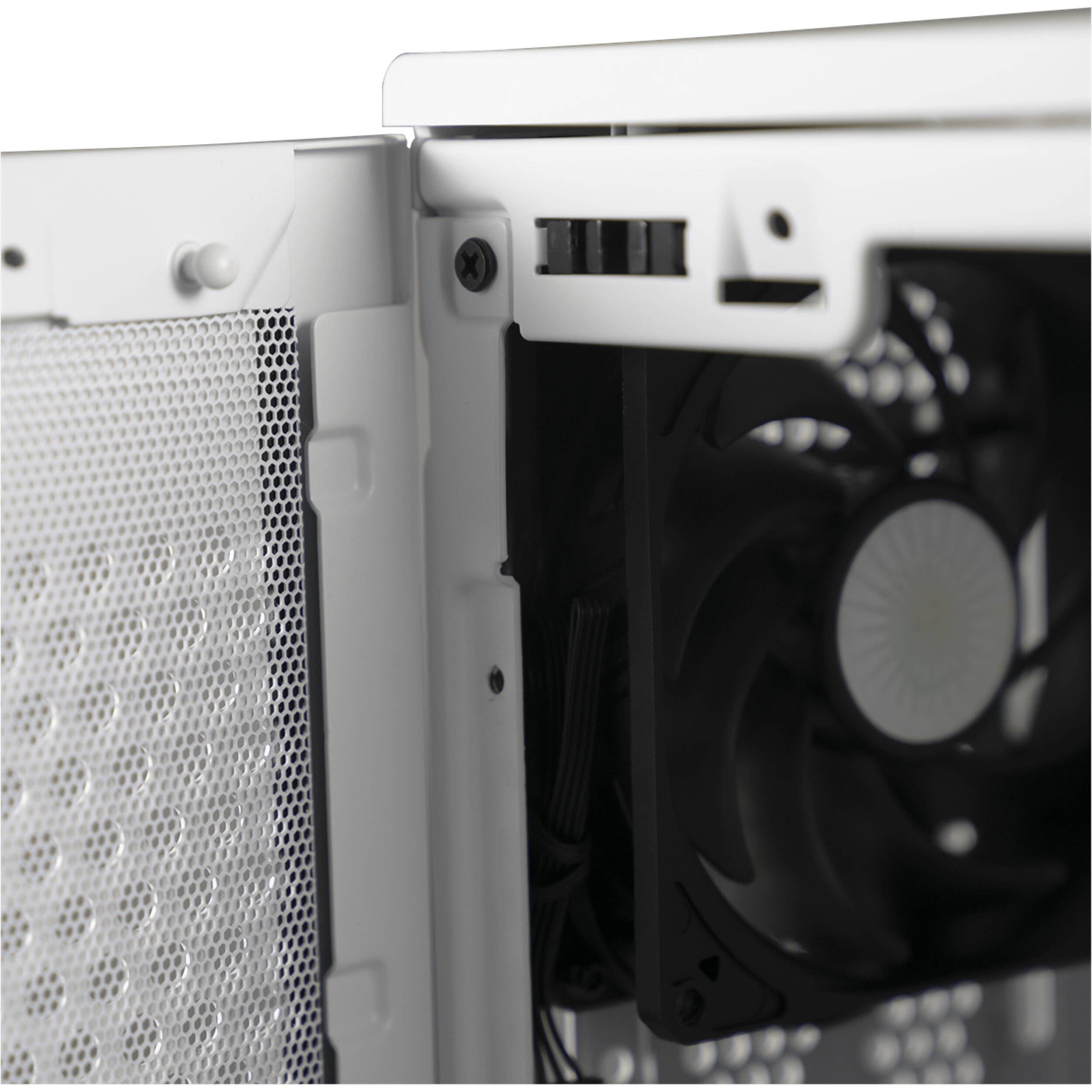 Cooler Master NR200 White SFF compact PC case for Mini-ITX builds — view 12