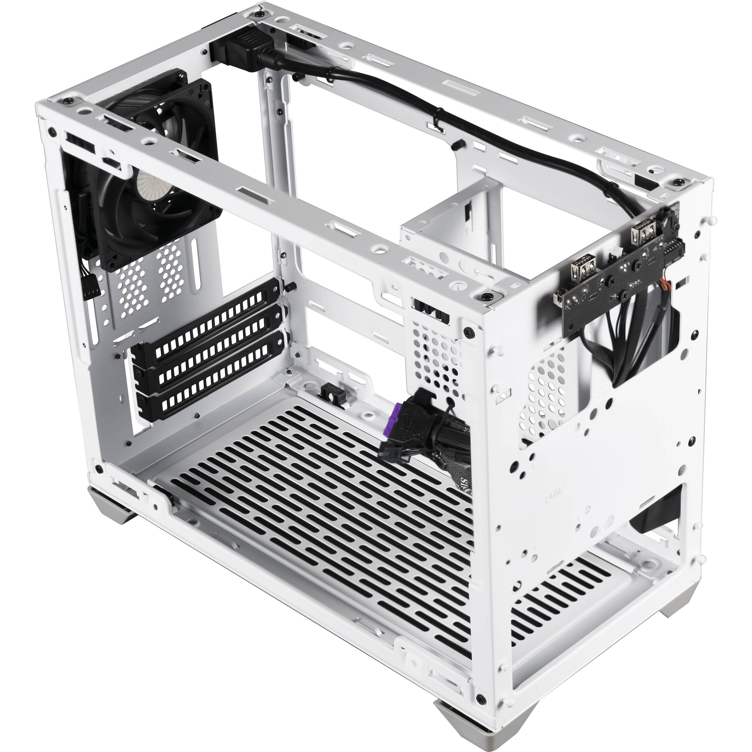 Cooler Master NR200 White SFF compact PC case for Mini-ITX builds — view 7