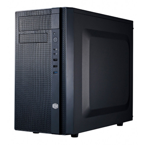 Cooler Master N200 mini tower computer case with full mesh front panel for Micro-ATX and Mini-ITX builds — view 2