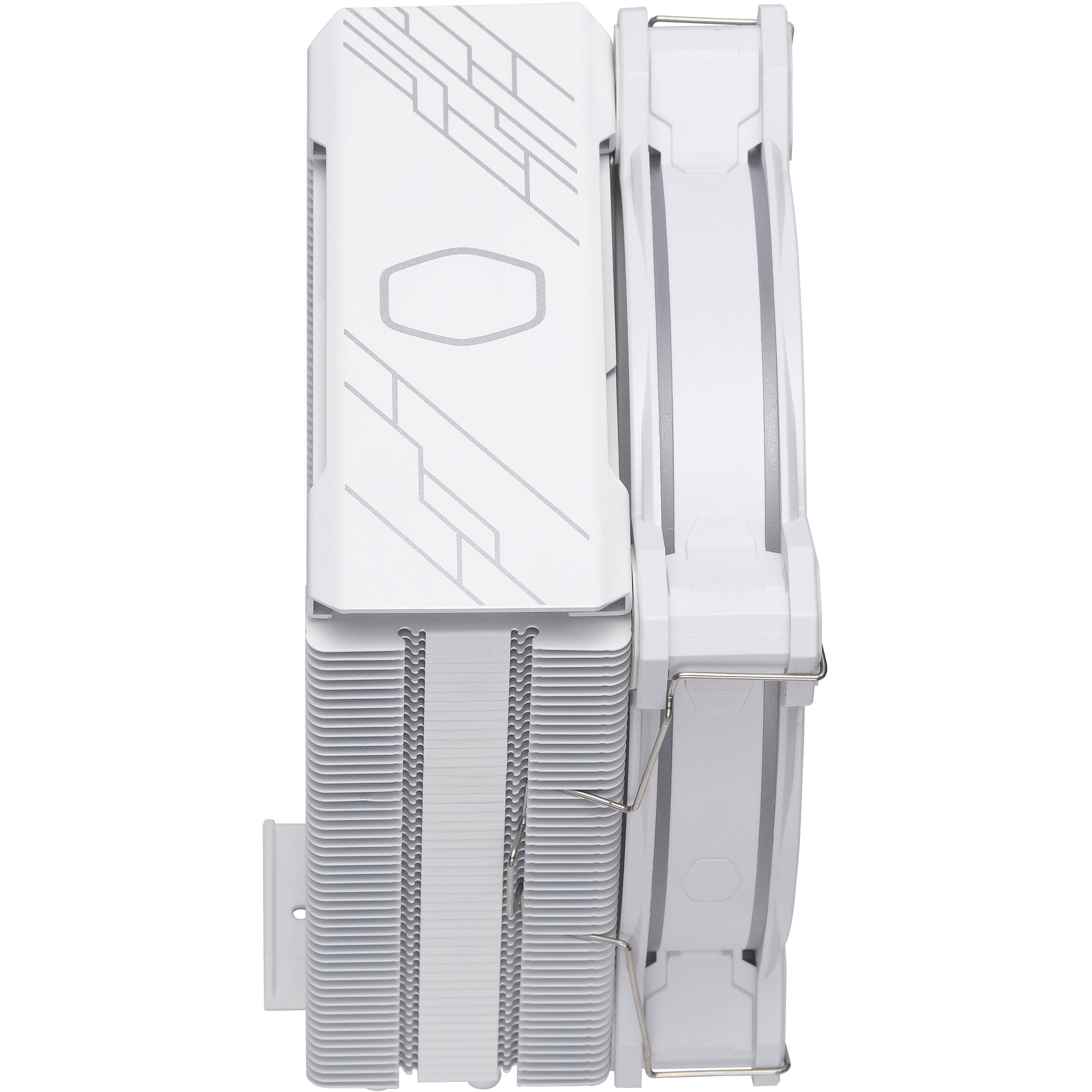 Cooler Master Hyper 212 Halo White tower CPU cooler with white heatsink and ARGB fan — view 11