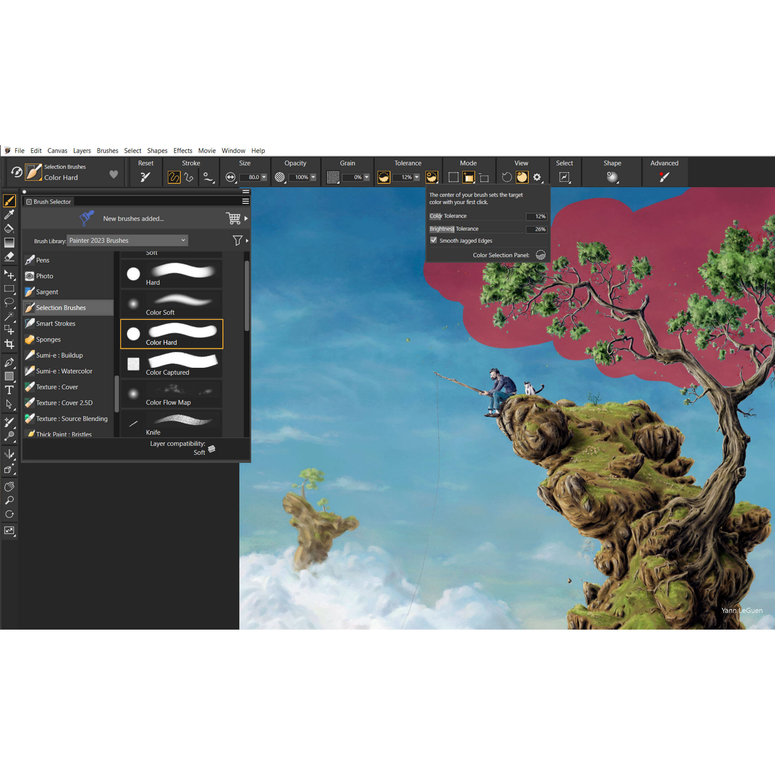 Corel PAINTER 2023 ML digital painting software for professional illustration — view 2