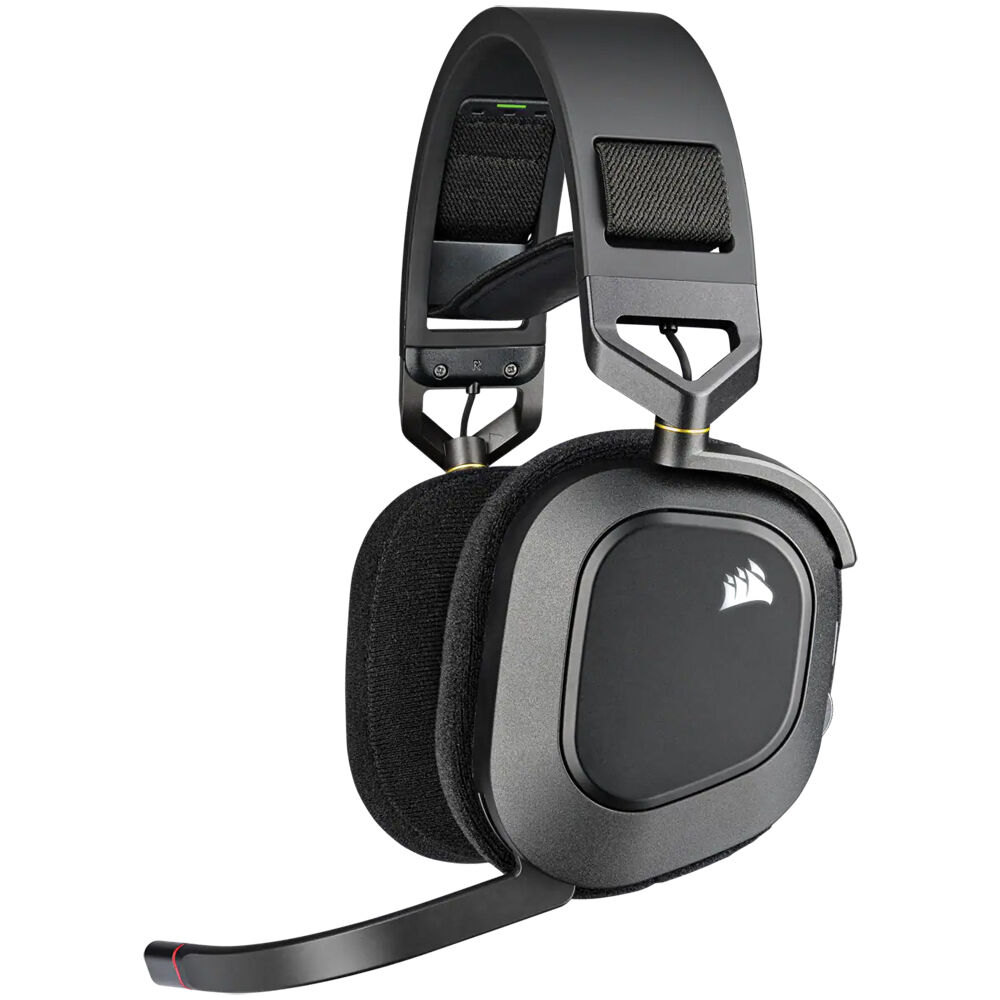 Corsair Hs80 Rgb Wireless Headset, Carbon - Na