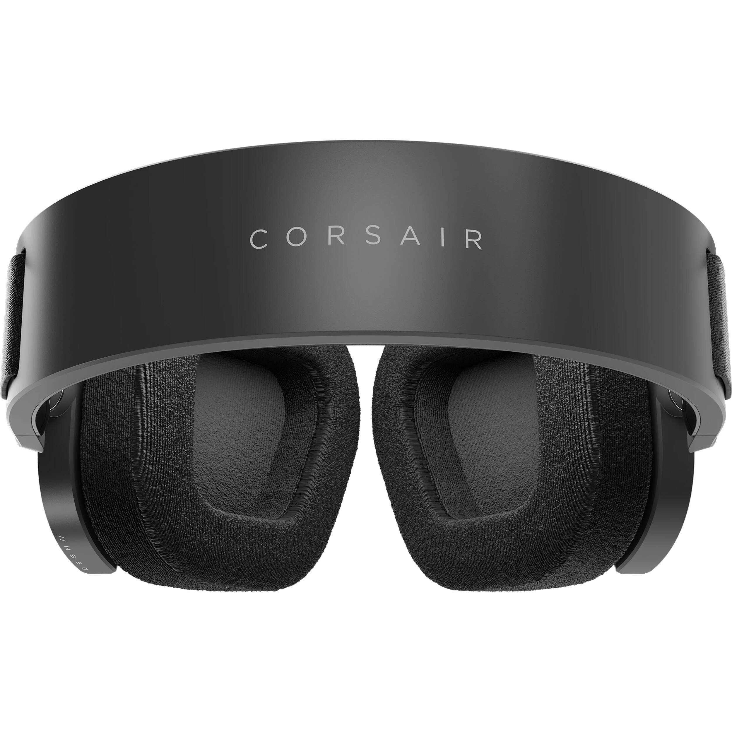 Corsair HS80 MAX Wireless Headset in Steel Gray, over-ear wireless gaming headset with broadcast-grade microphone — view 5