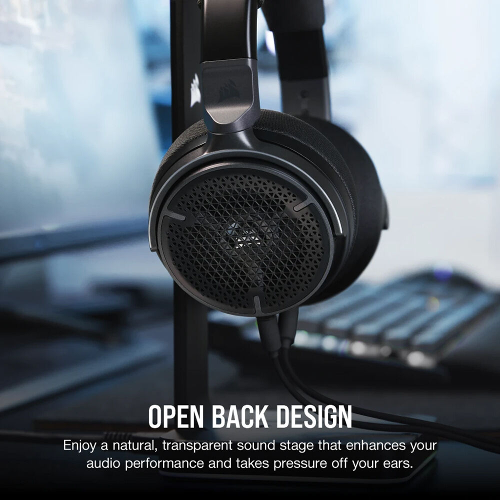 CORSAIR VIRTUOSO PRO Wired open-back headset with 50 mm graphene drivers — view 3