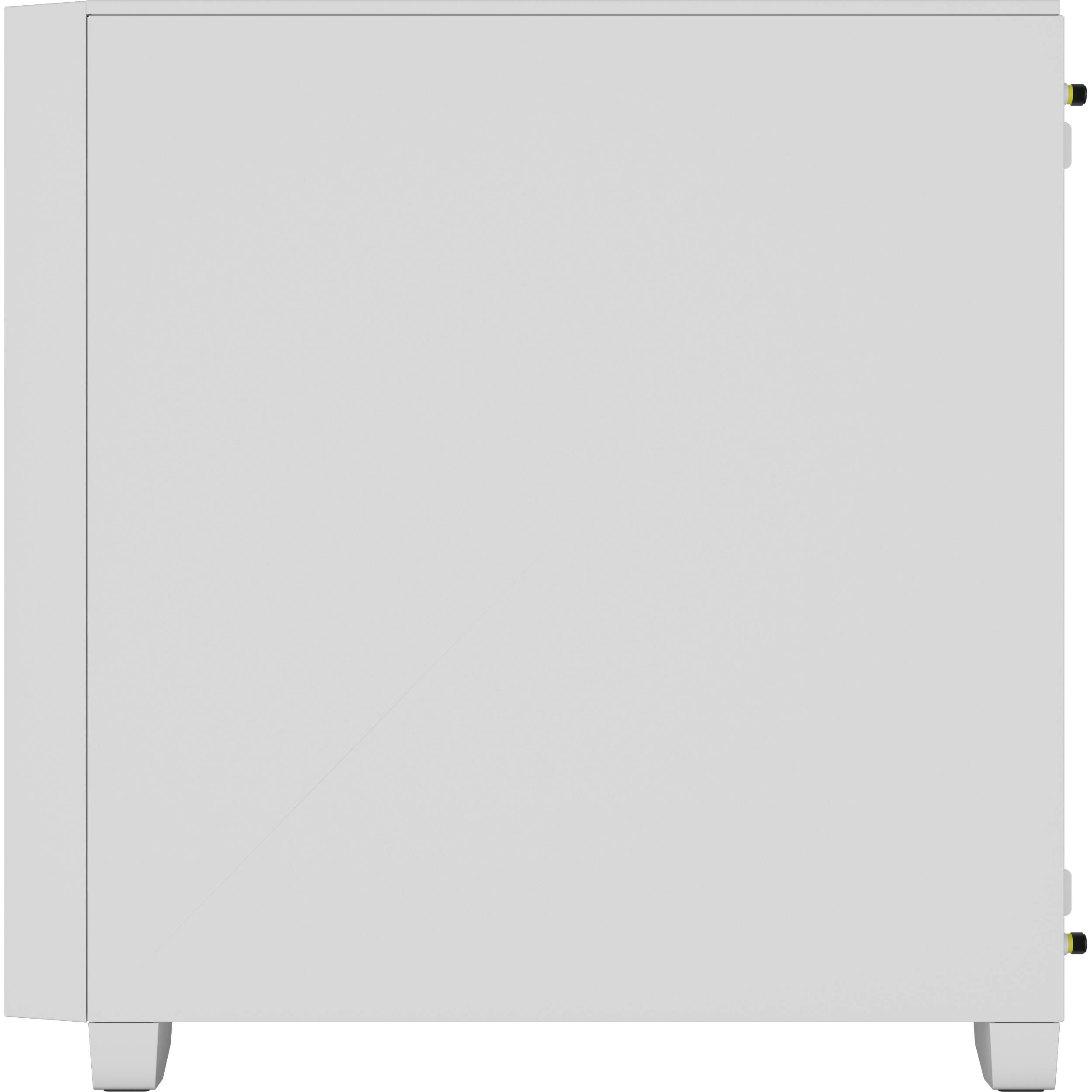 Corsair 3000D AIRFLOW white mid-tower case with tempered glass side panel and two SP120 ELITE fans — view 8