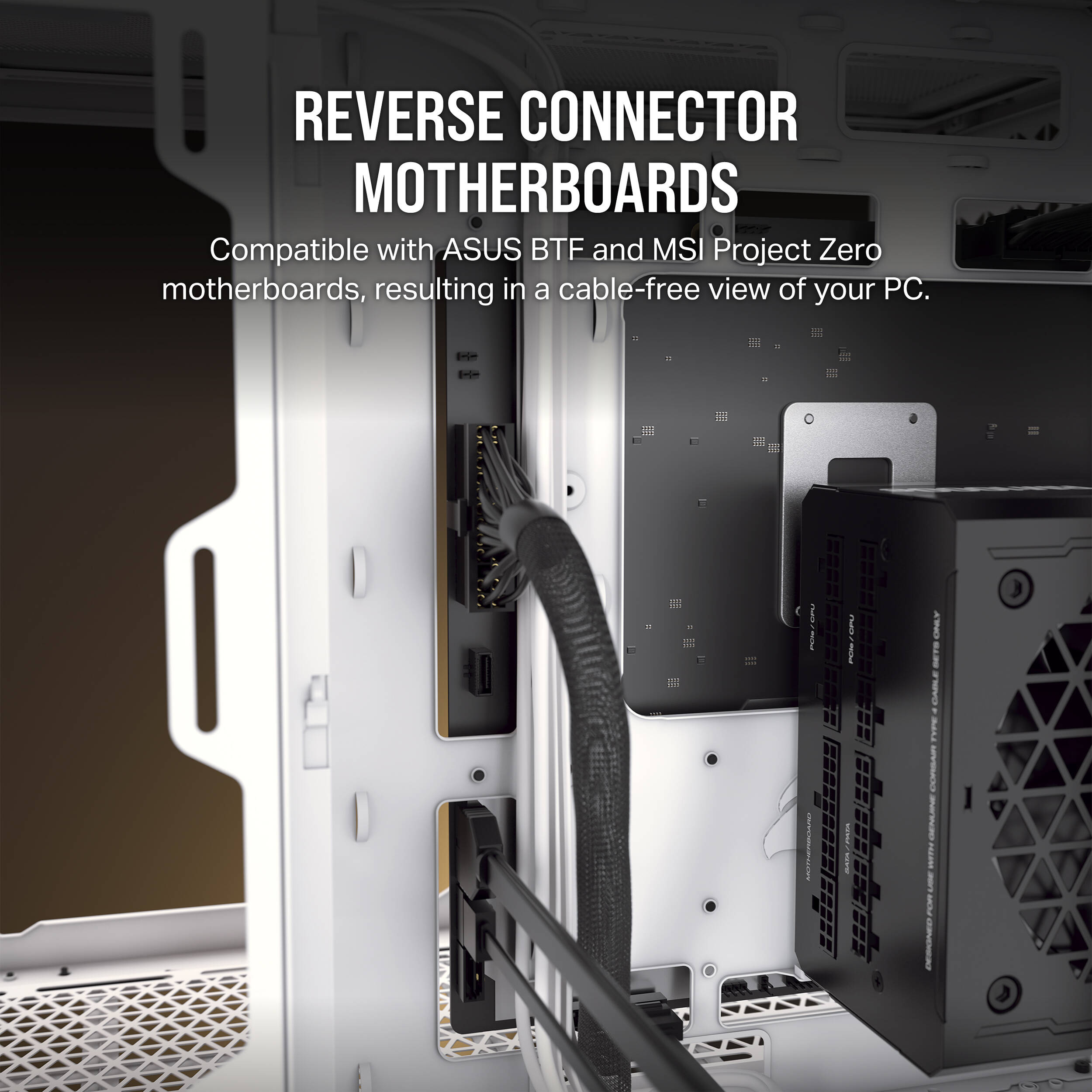 Corsair 2500X RGB mid tower dual-chamber PC case with dual tempered glass panels and RGB fans — view 15