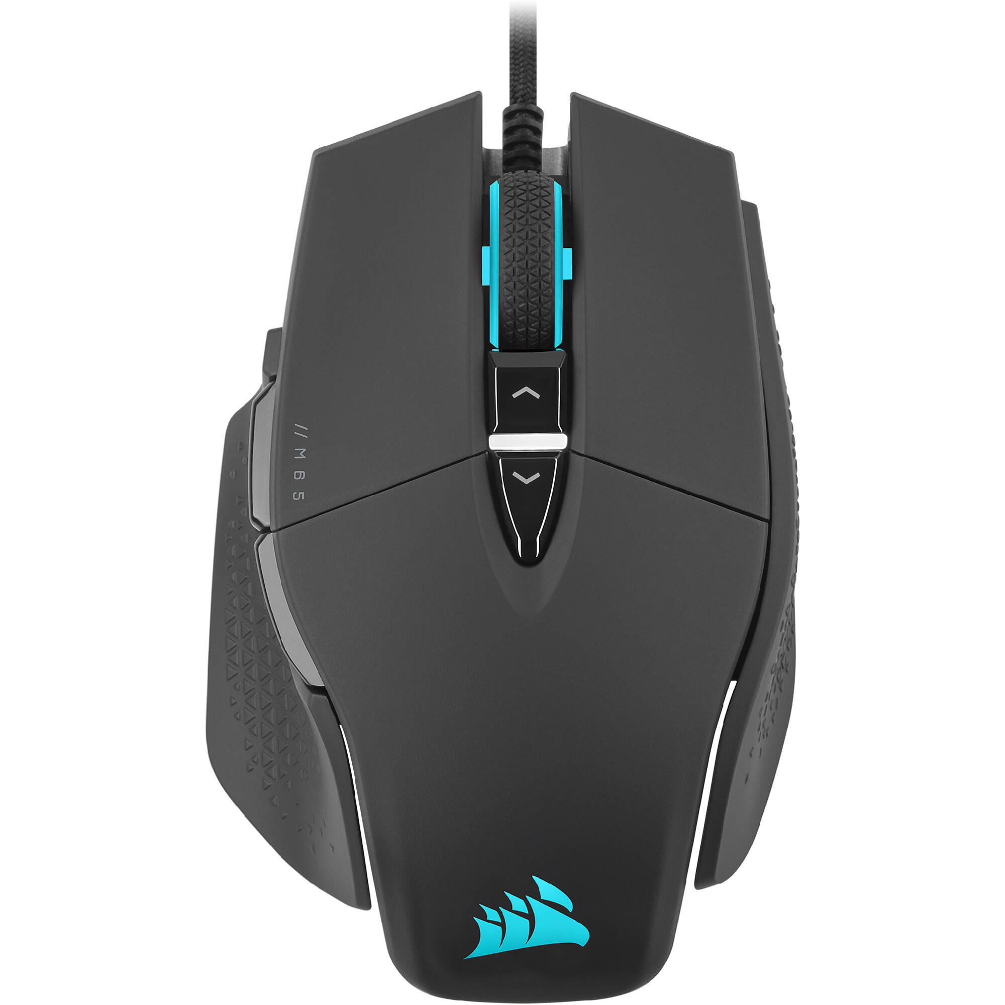 CORSAIR M65 RGB ULTRA GAMING MOUSE, BACKLIT RGB LED, OPTICAL, SILVER ALU, BLACK, — view 2