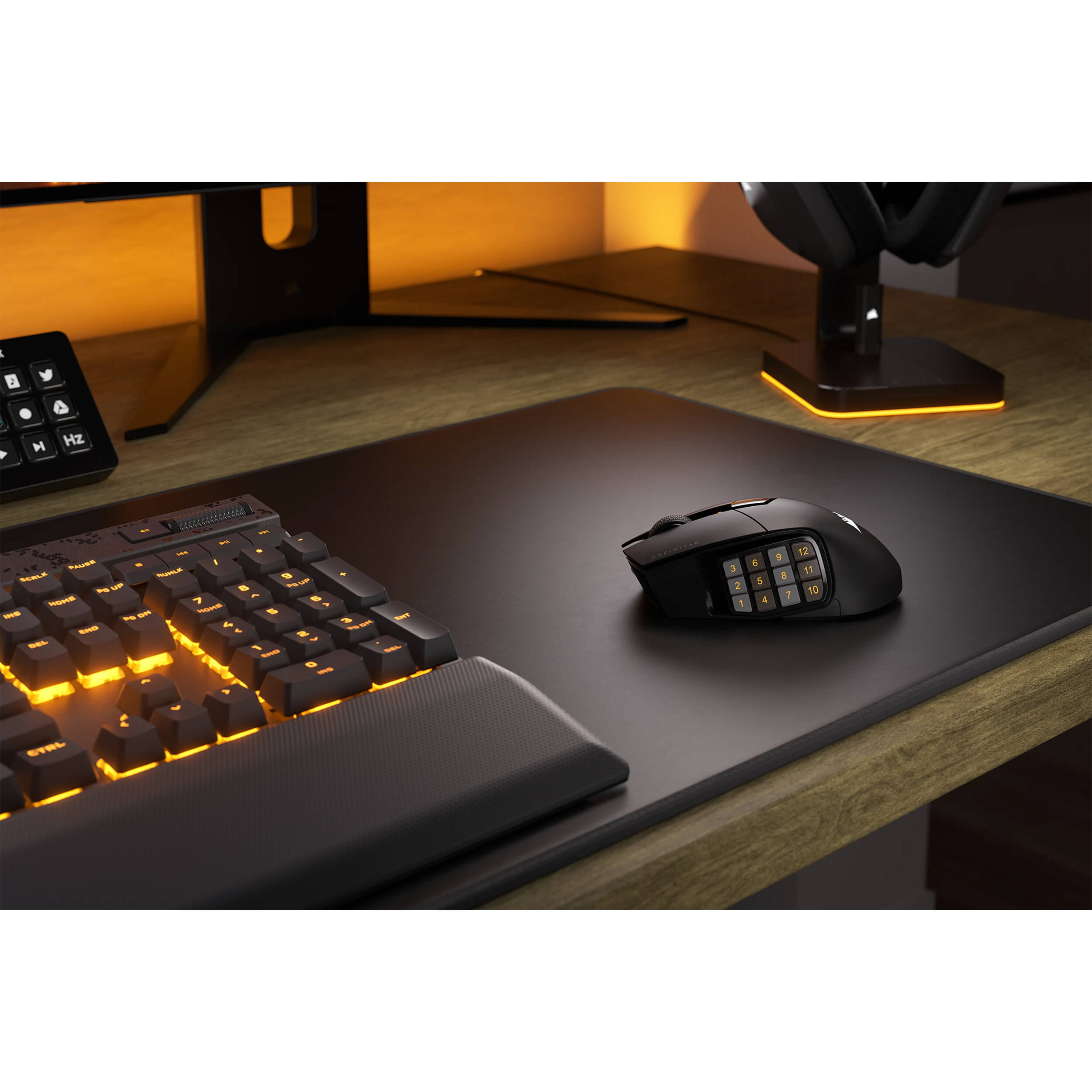 CORSAIR SCIMITAR ELITE WIRELESS GAMING MOUSE, WIRELESS, BACKLIT RGB LED, 26000 D — view 13