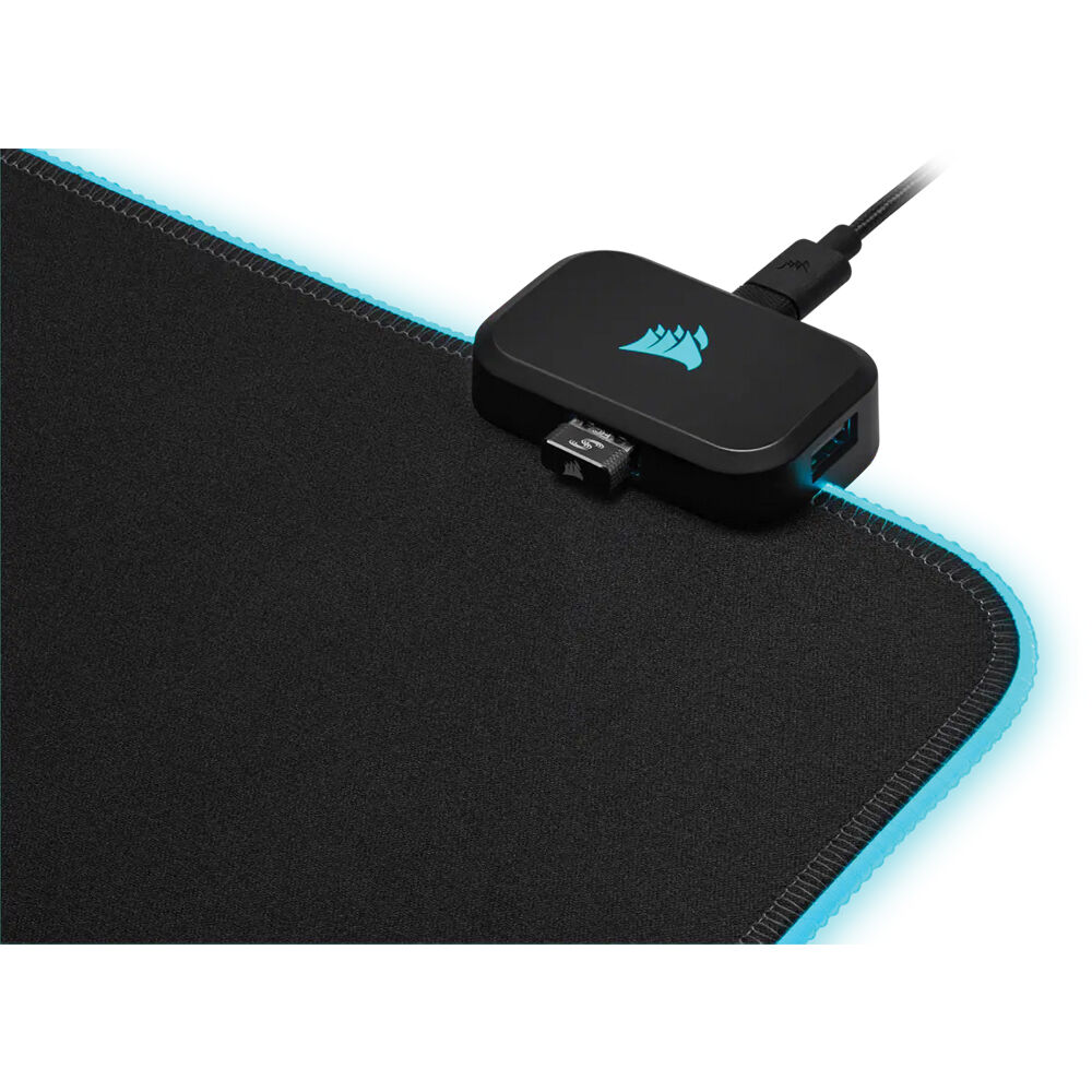 Corsair MM700 RGB Extended-XL black gaming mouse pad with RGB illumination, model CH-9417070-WW — view 4