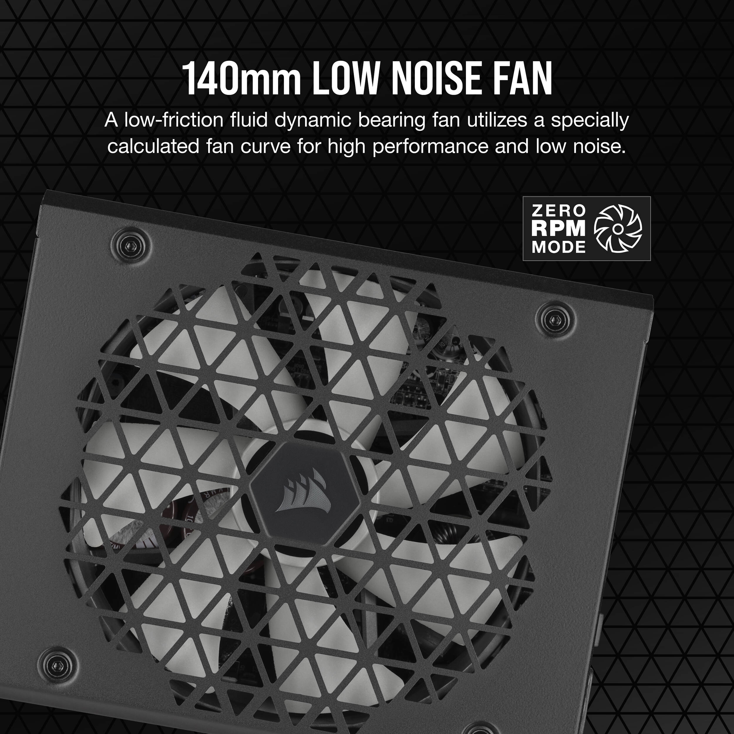 Corsair RM1200x SHIFT Series 1,200 W 80 Plus Gold fully modular power supply with side-mounted modular connections — view 7