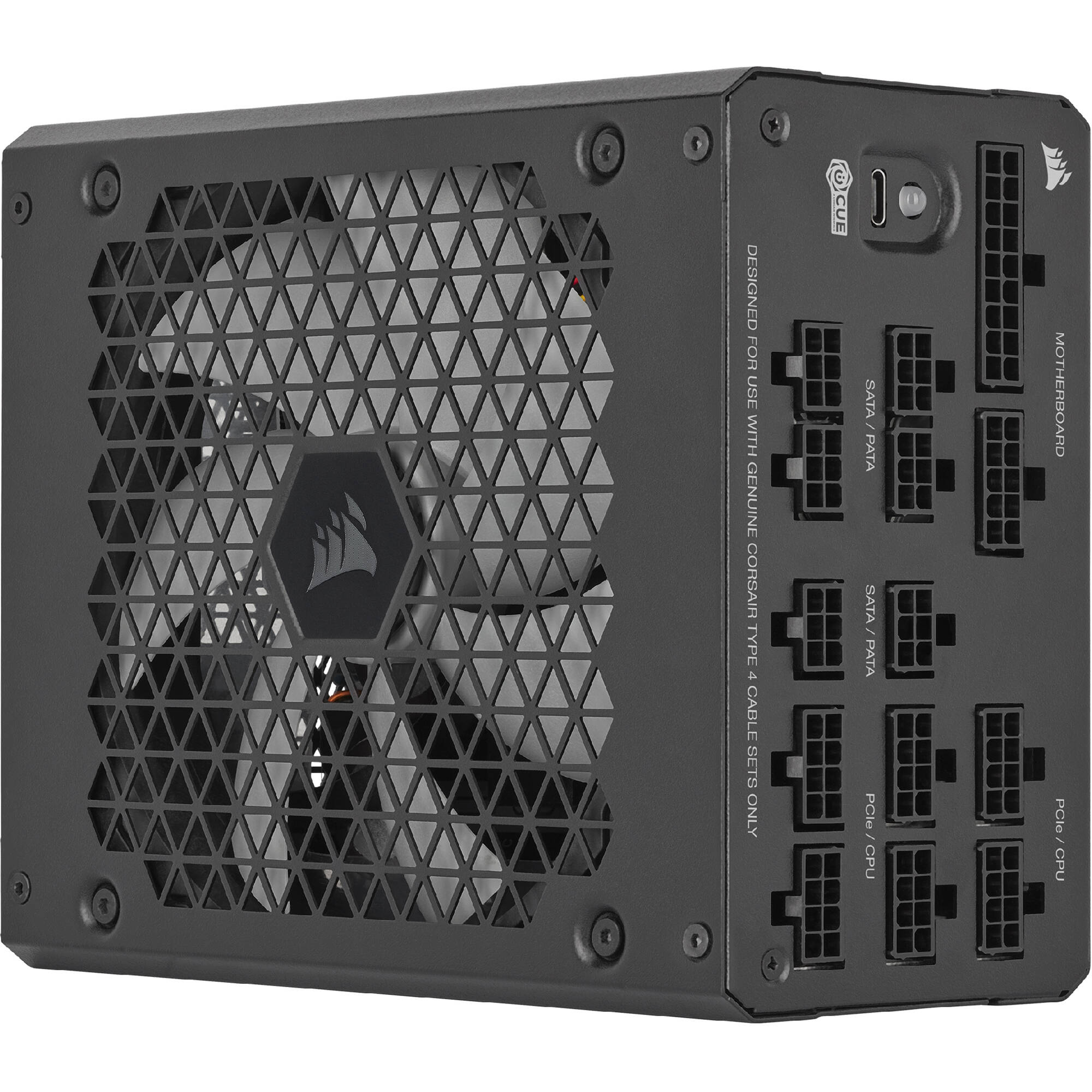 Corsair HXi Series HX1000i 1,000 W fully modular 80 PLUS Platinum ATX power supply — view 2