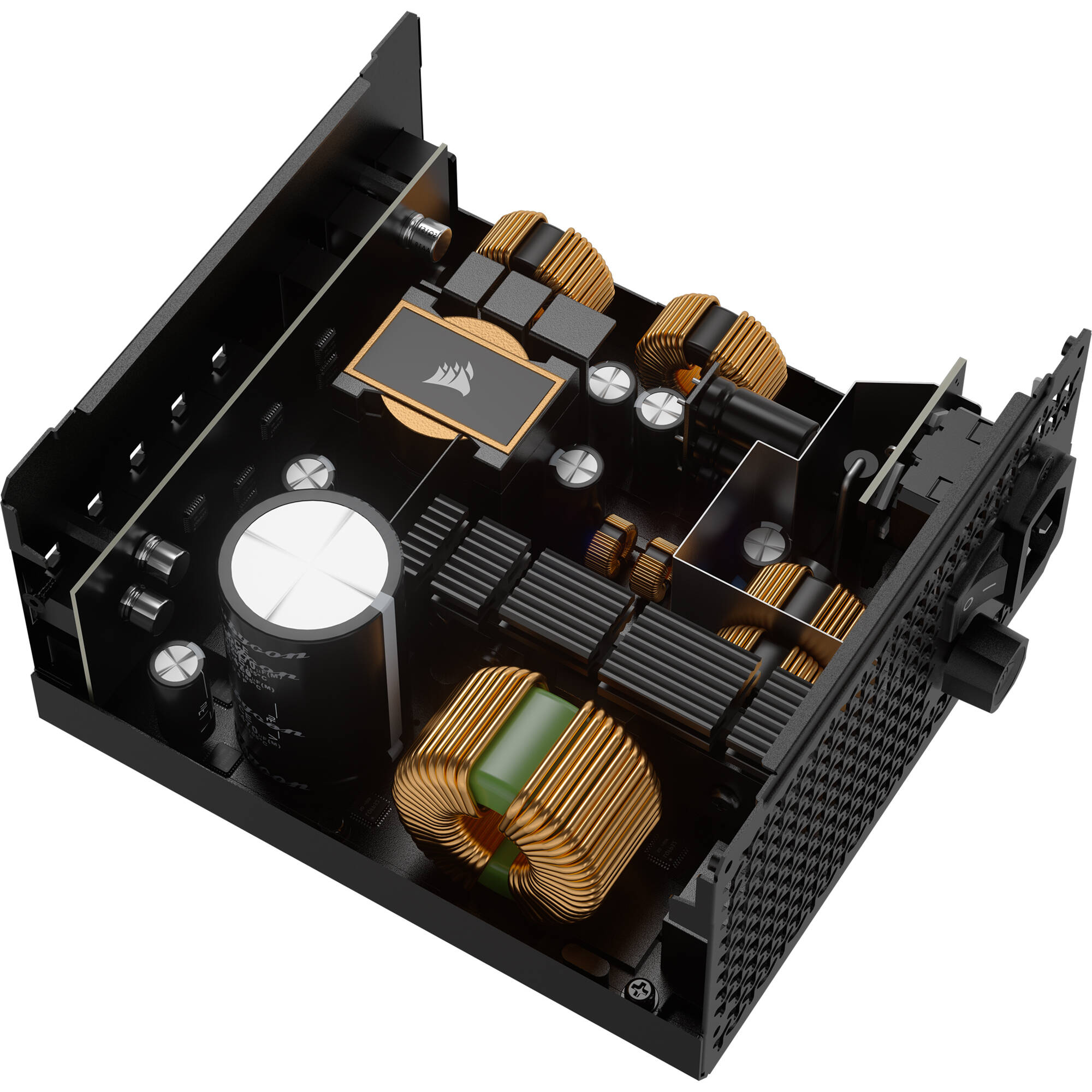 Corsair RM1000x 1,000 W ATX 3.1 fully modular power supply with Cybenetics Gold certification — view 12