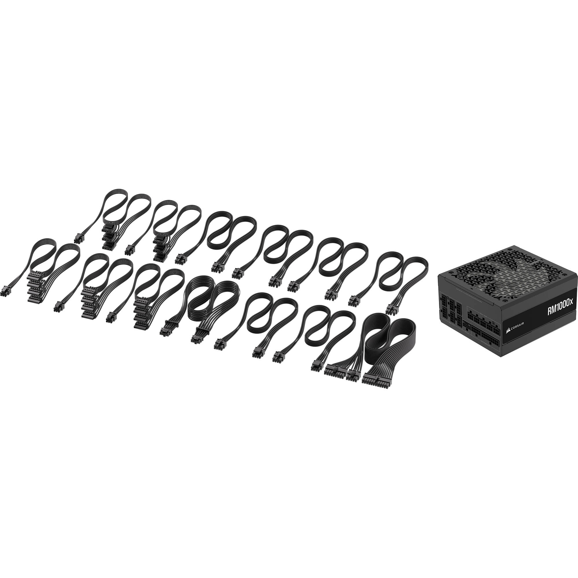 Corsair RM1000x 1,000 W ATX 3.1 fully modular power supply with Cybenetics Gold certification — view 13