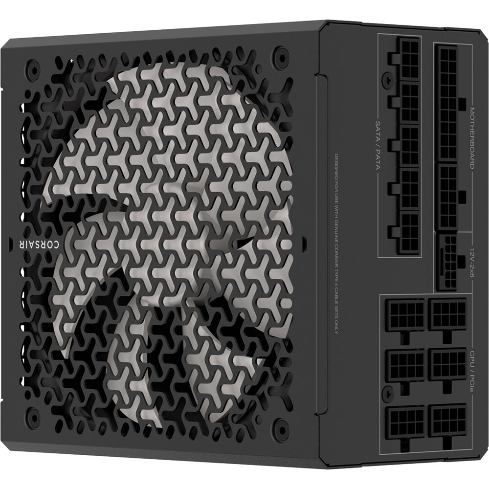 Corsair RM1000x 1,000 W ATX 3.1 fully modular power supply with Cybenetics Gold certification — view 7