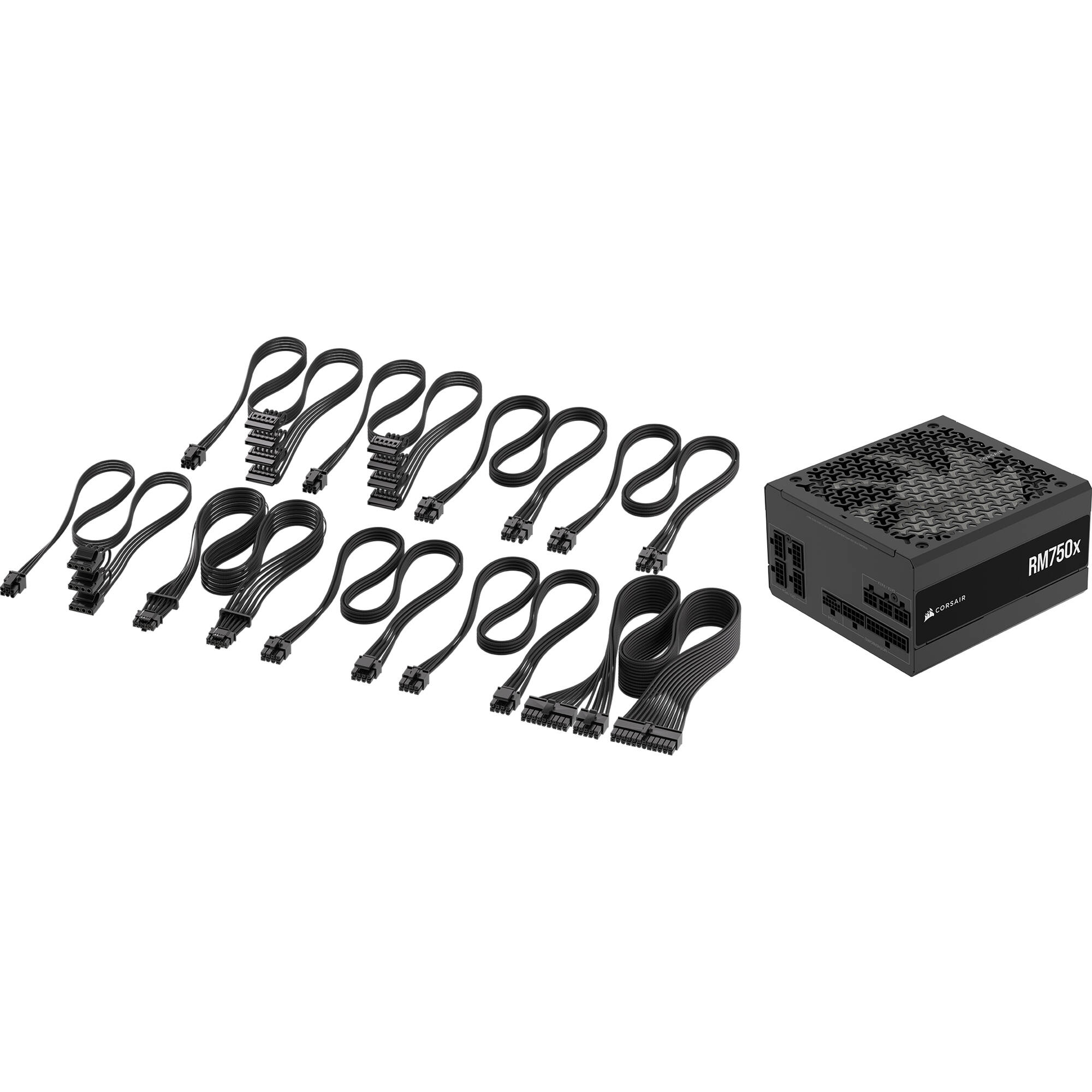 Corsair RM750x 750 W ATX 3.1 fully modular power supply with Cybenetics Gold certification — view 12