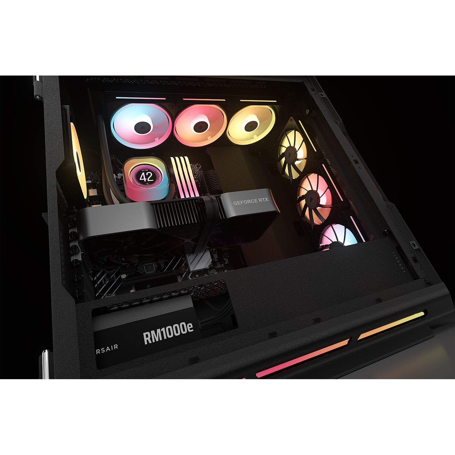 Corsair RM1000e 1,000 W ATX 3.1 PCIe 5.1 fully modular power supply — view 16