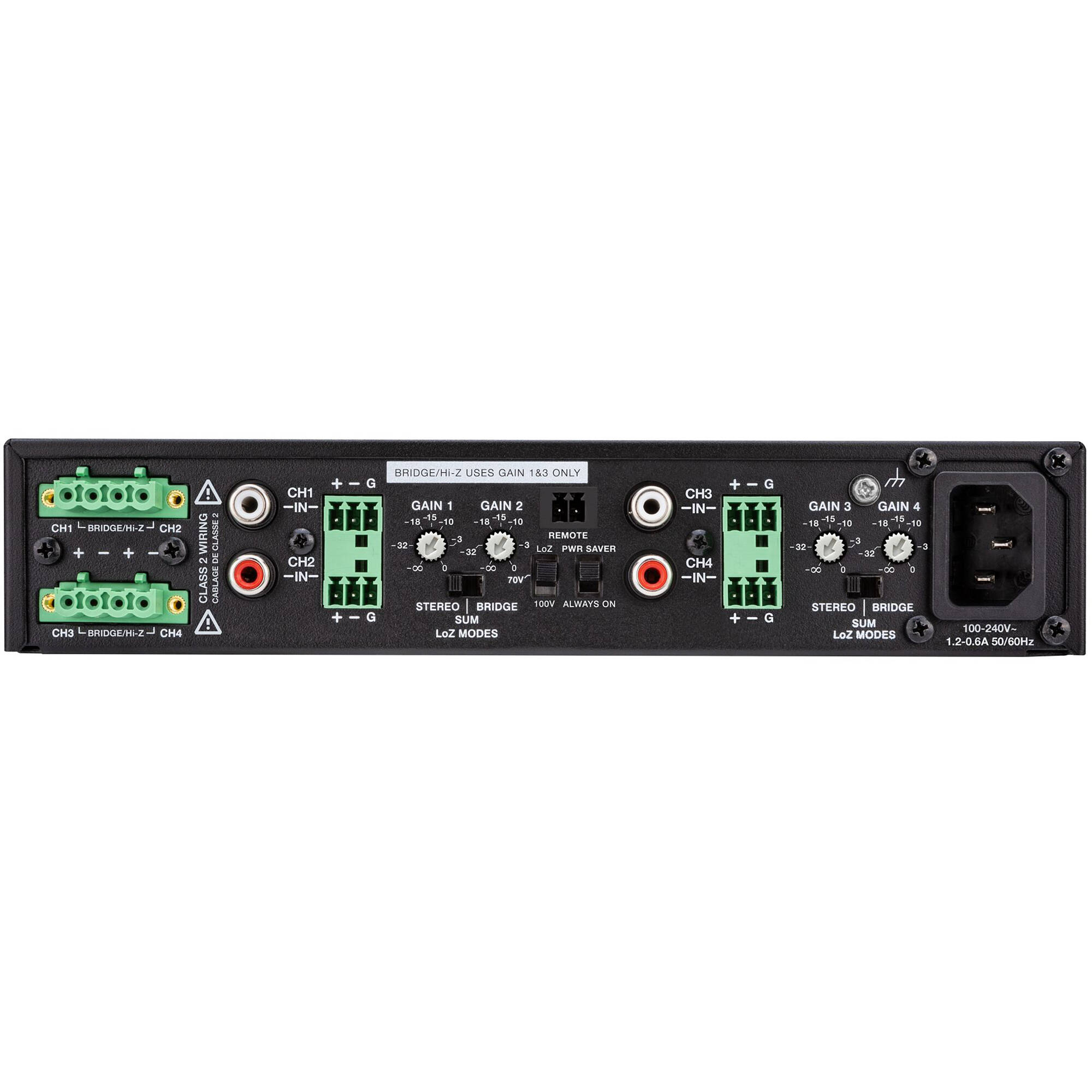 AMP-X300 X-Series Amplifier, 300 W — view 4