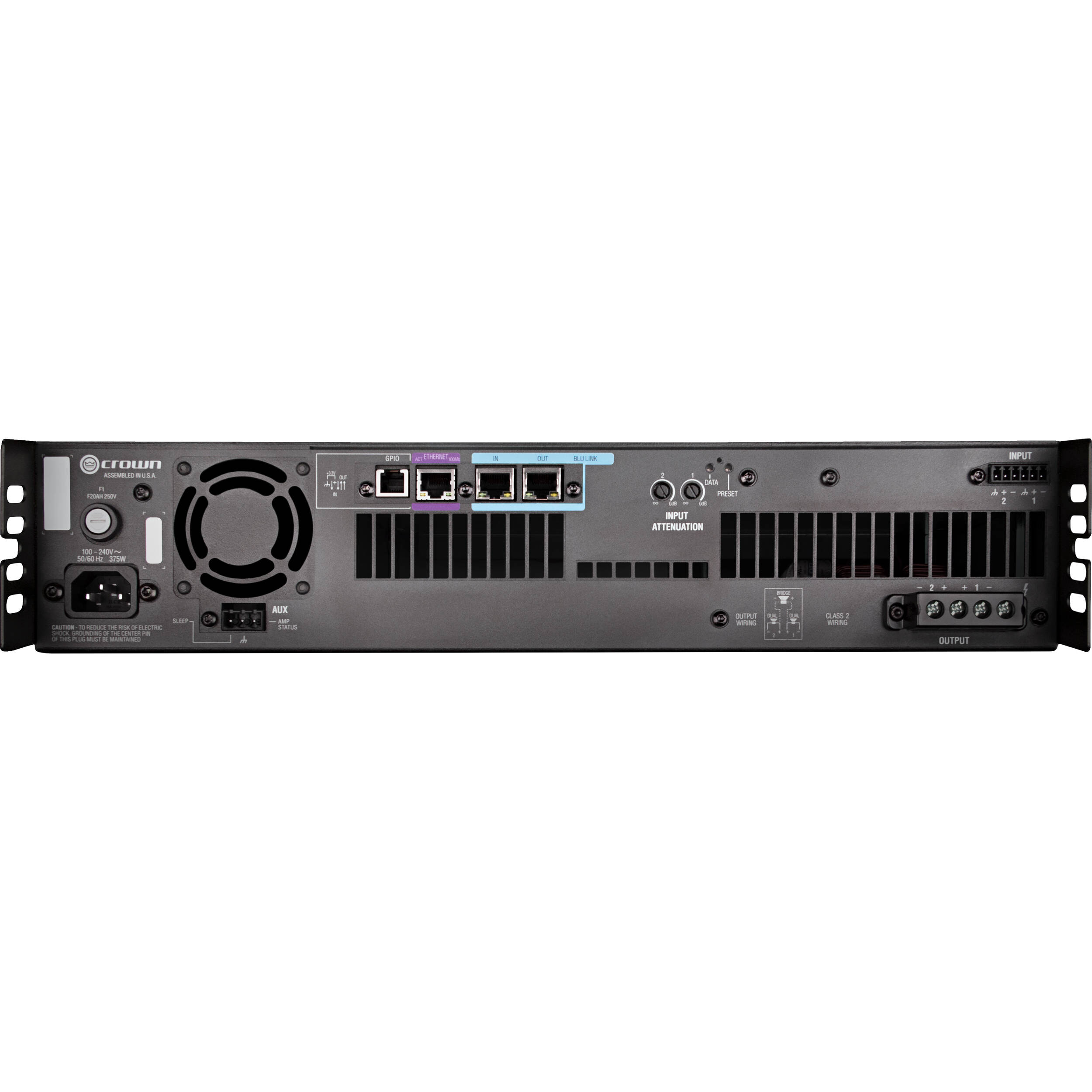 CROWN 2x300W Pwr Amplifier — view 2