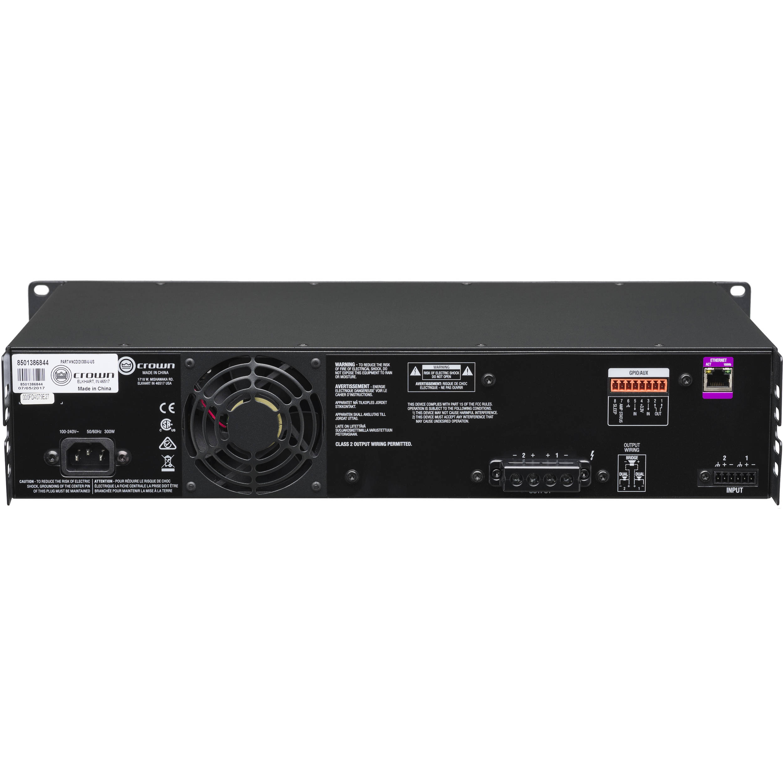 CROWN 2x300W Power Amplifier — view 7