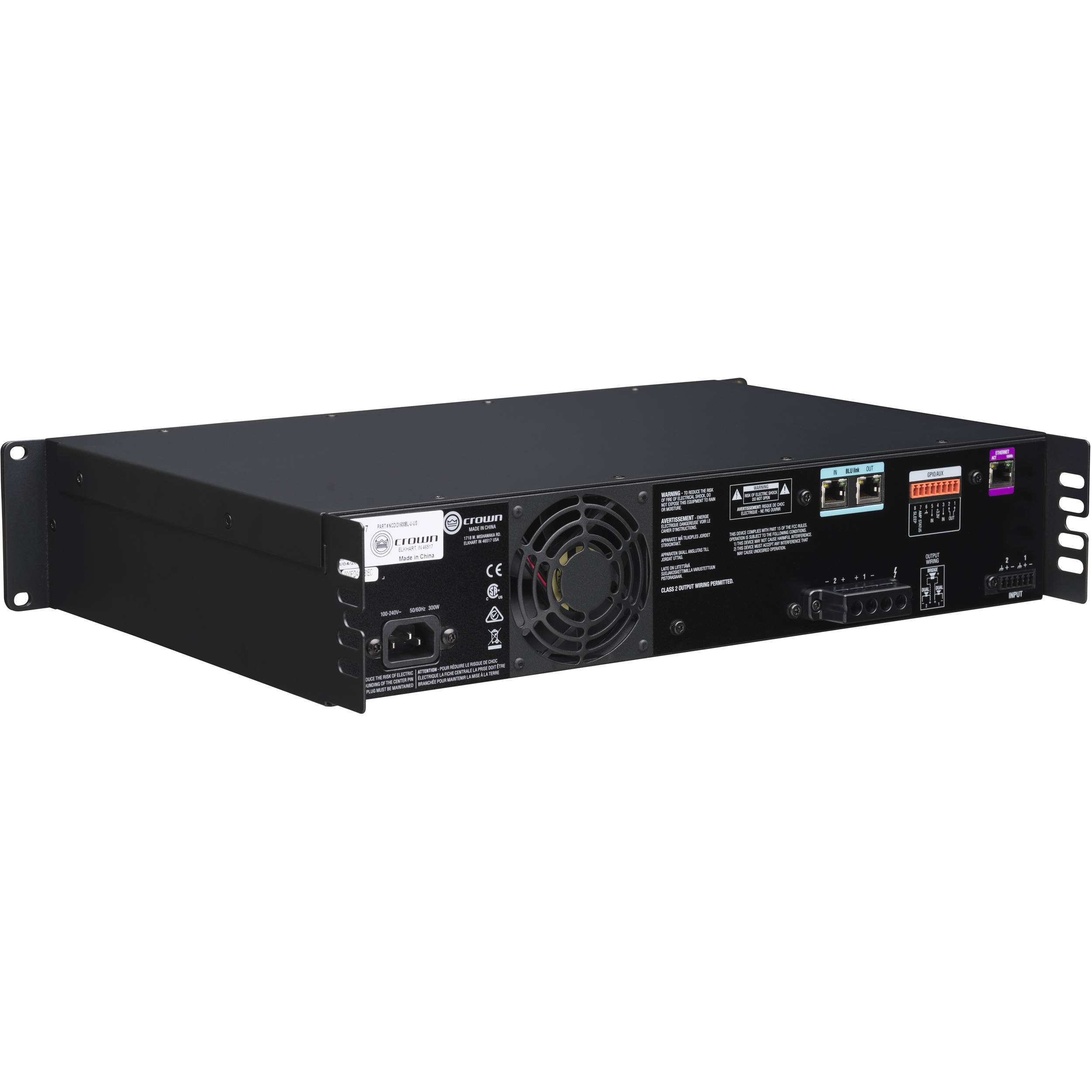 CROWN 2x600W Power Amp — view 5