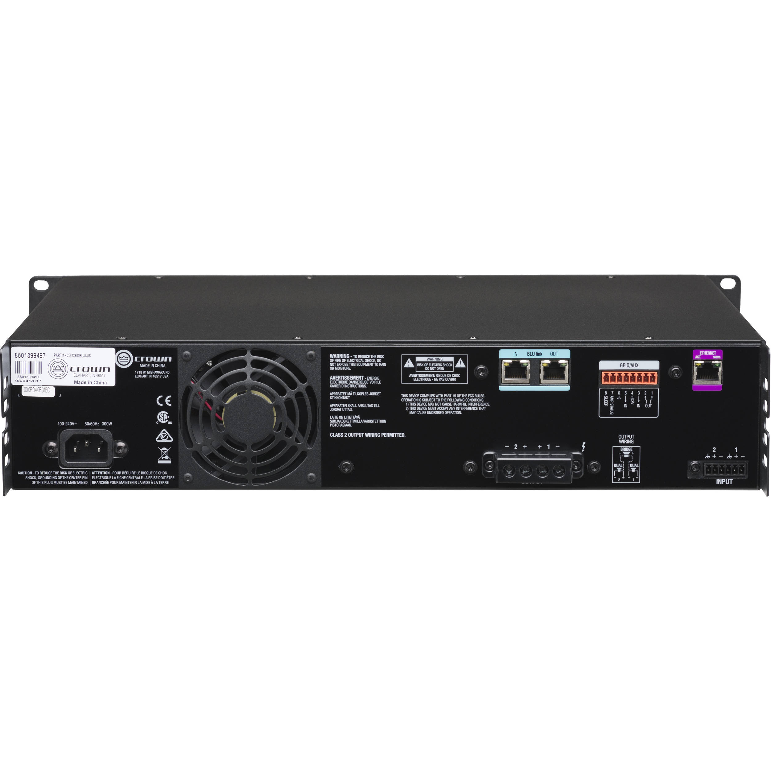 CROWN 2x600W Power Amp — view 7