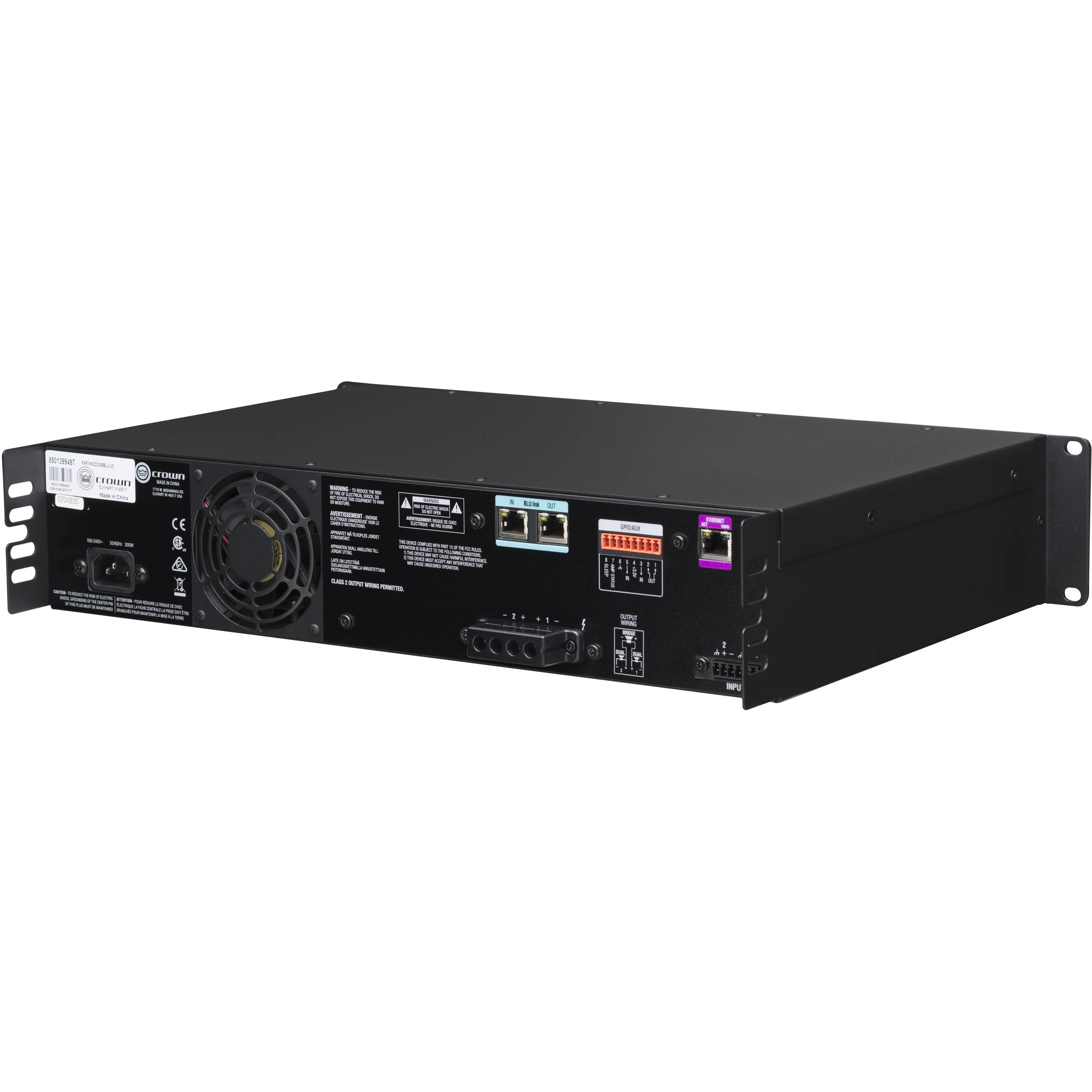 CROWN 2x600W Power Amp — view 8