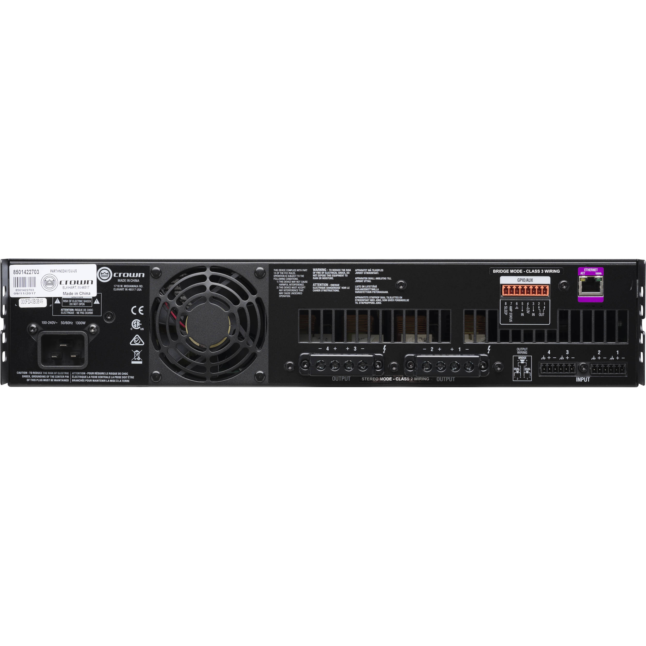 CROWN CDi DriveCor 4 1200Amp — view 6