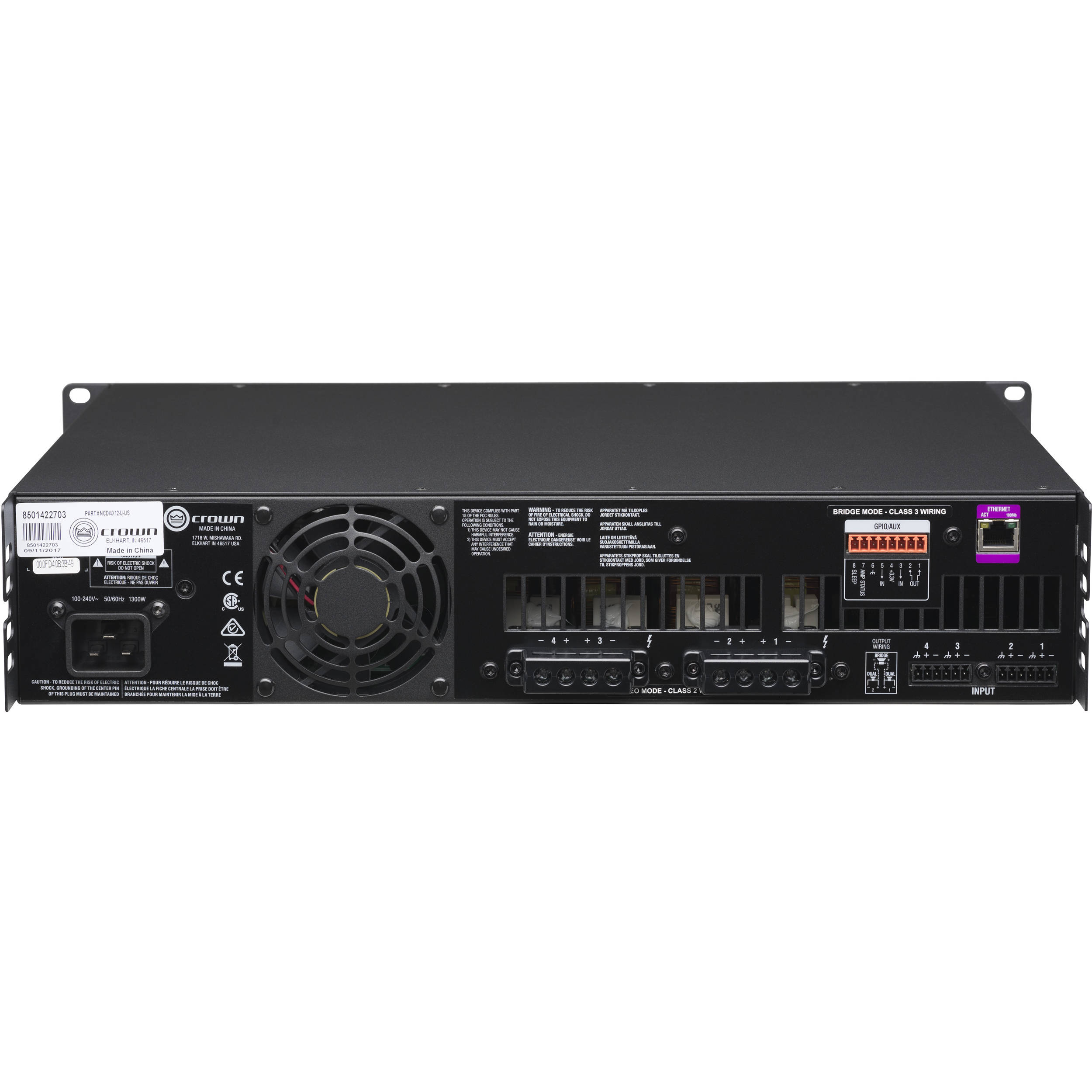 CROWN CDi DriveCor 4 1200Amp — view 7