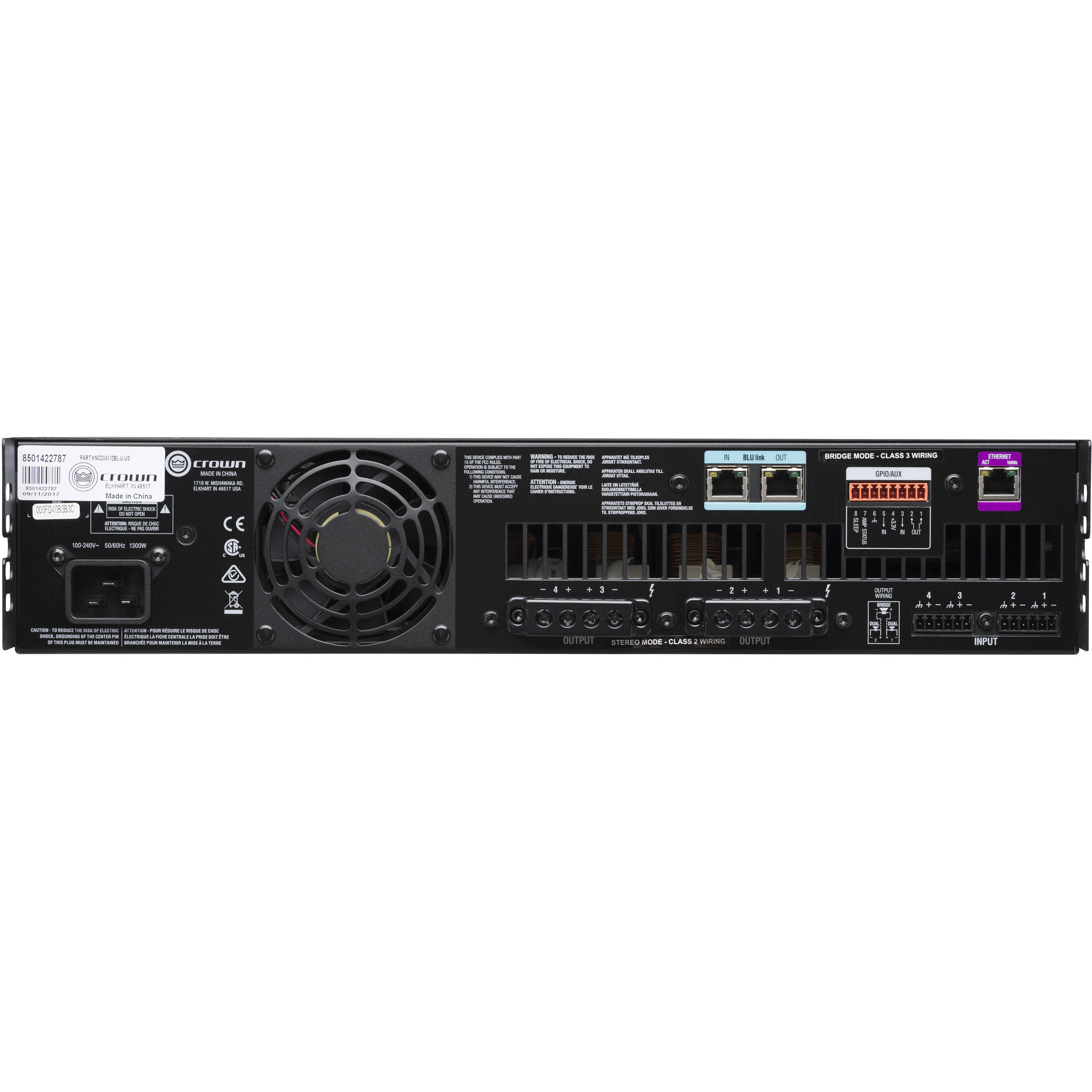 CROWN 4x1200 Power Amp — view 6