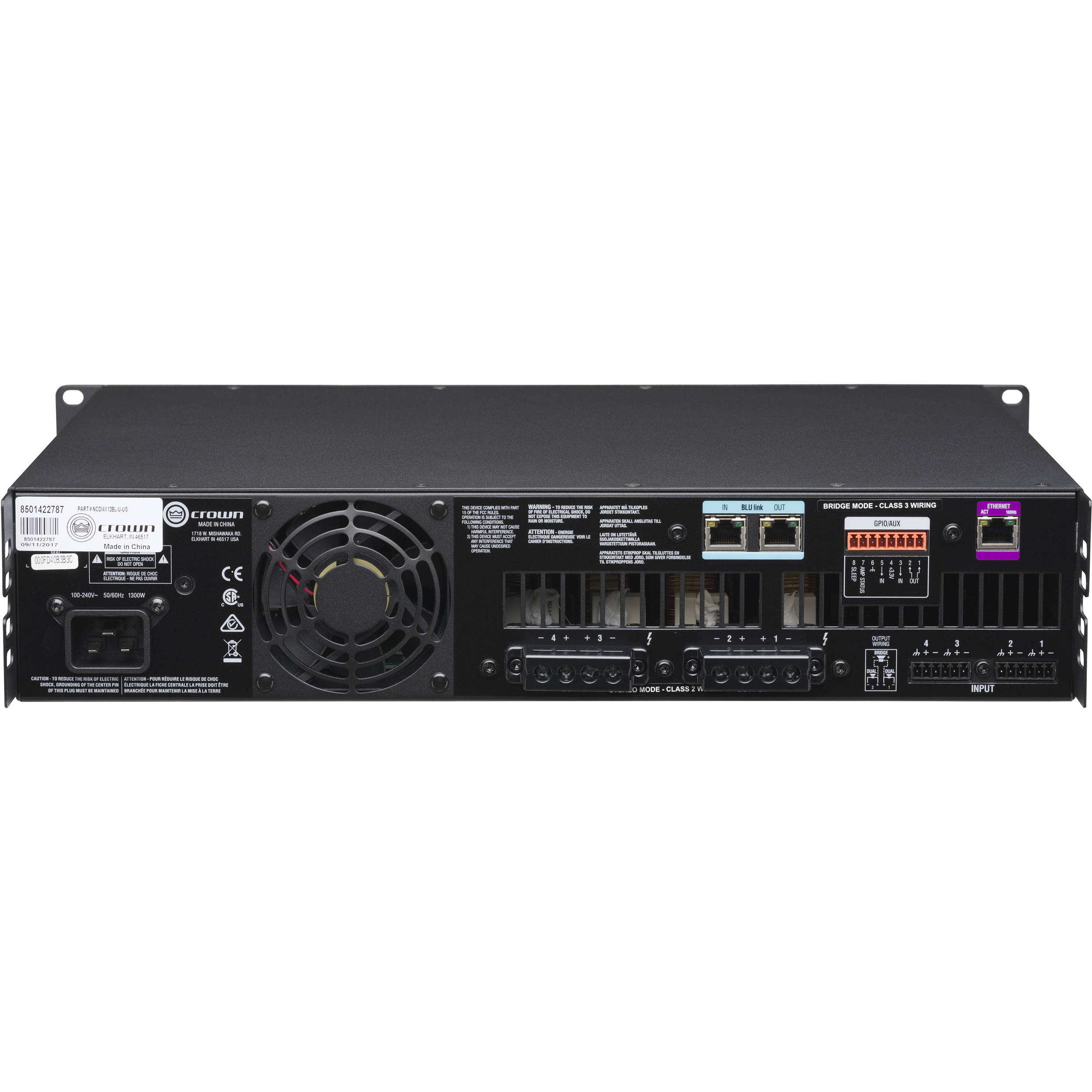 CROWN 4x1200 Power Amp — view 7