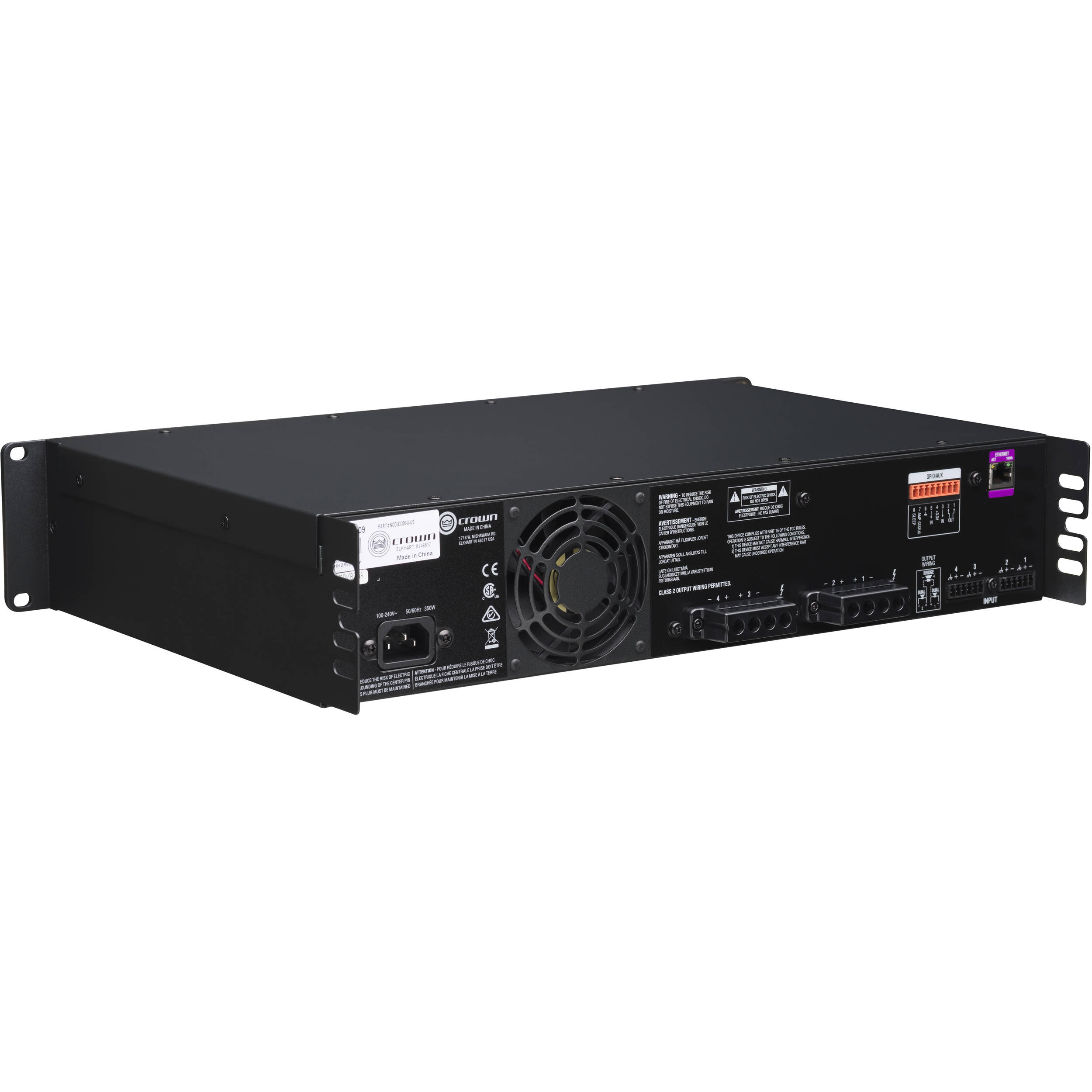 CROWN 4x300W Power Amplifier — view 5