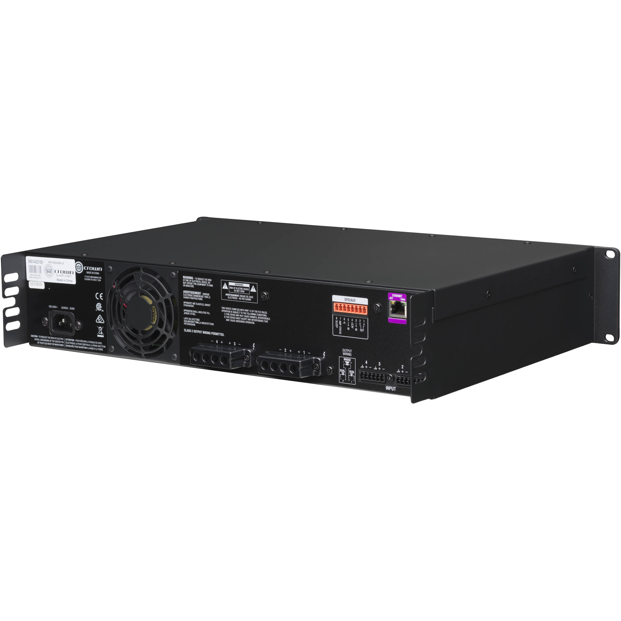 CROWN 4x300W Power Amplifier — view 8