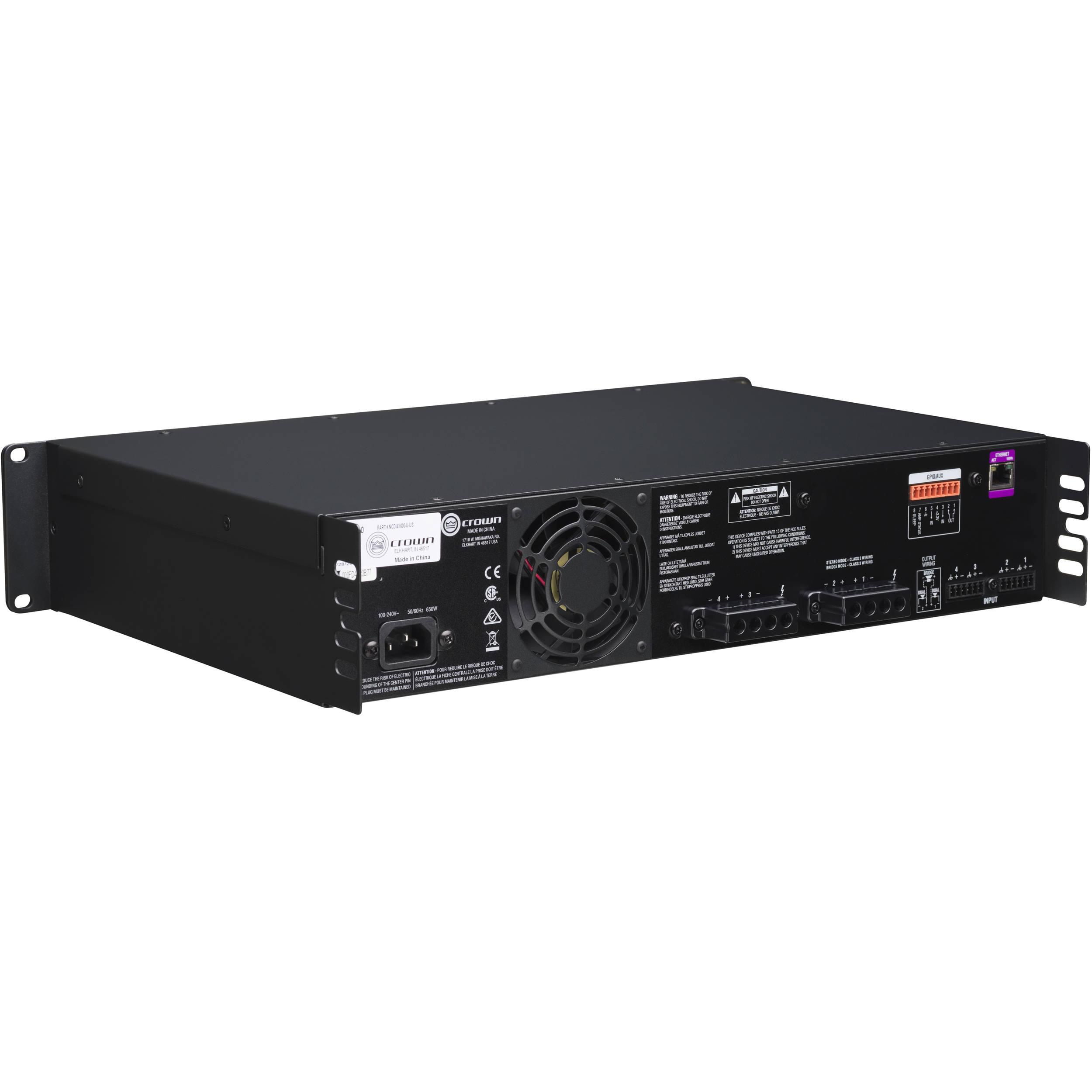 CROWN 4x600 Power Amplifier — view 5