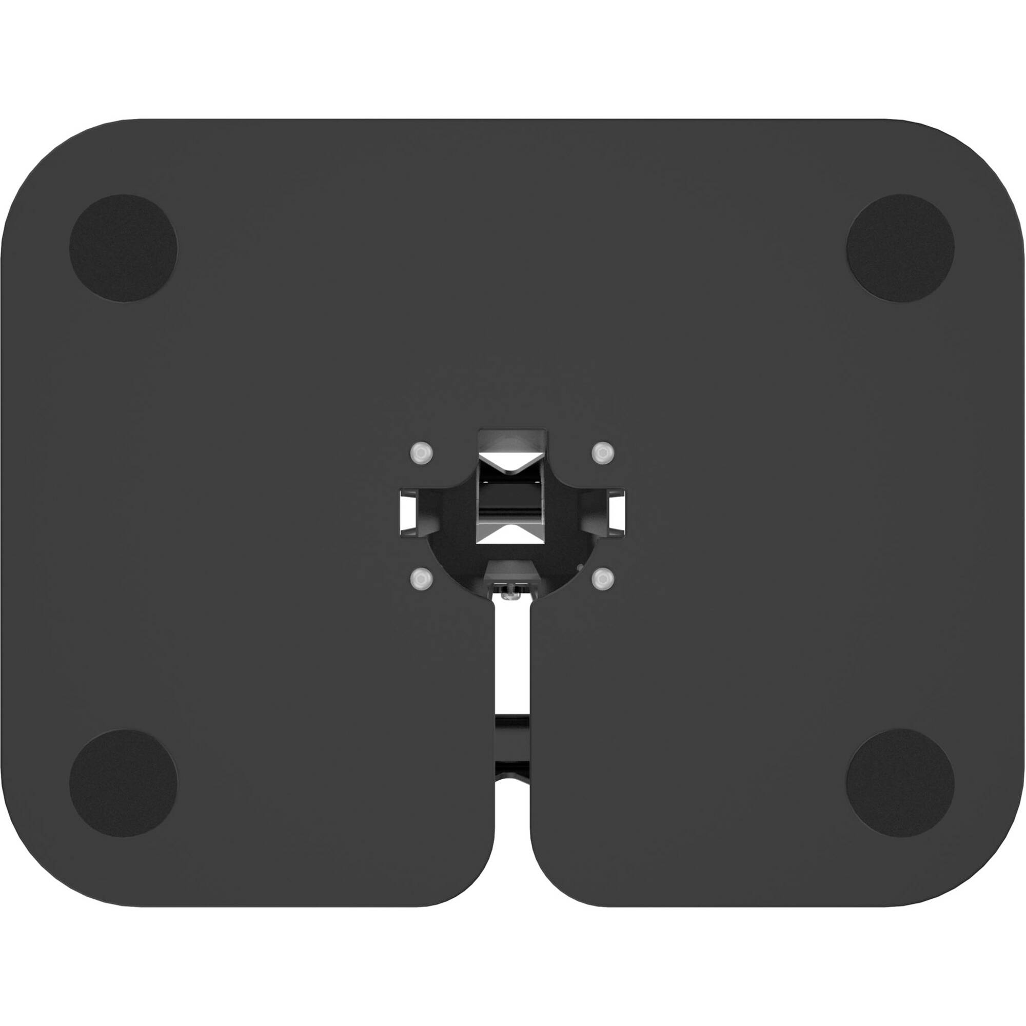 Black dual VESA-compatible table mount for POS counter displays — view 7