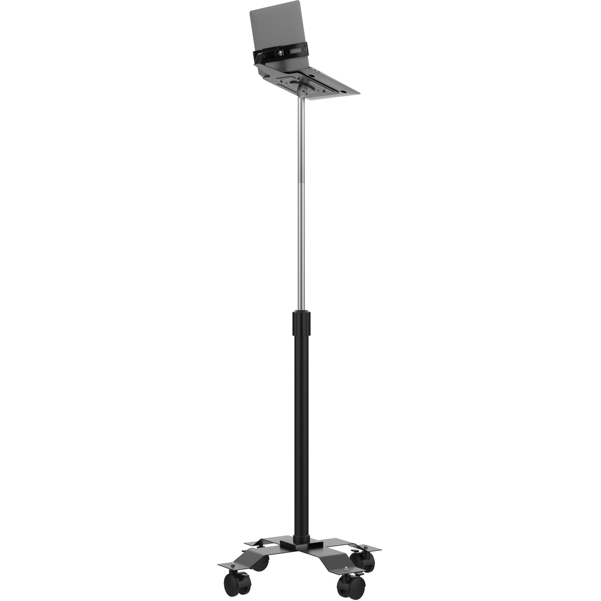 CTA Digital rolling floor stand with holder for mobile display placement — view 2