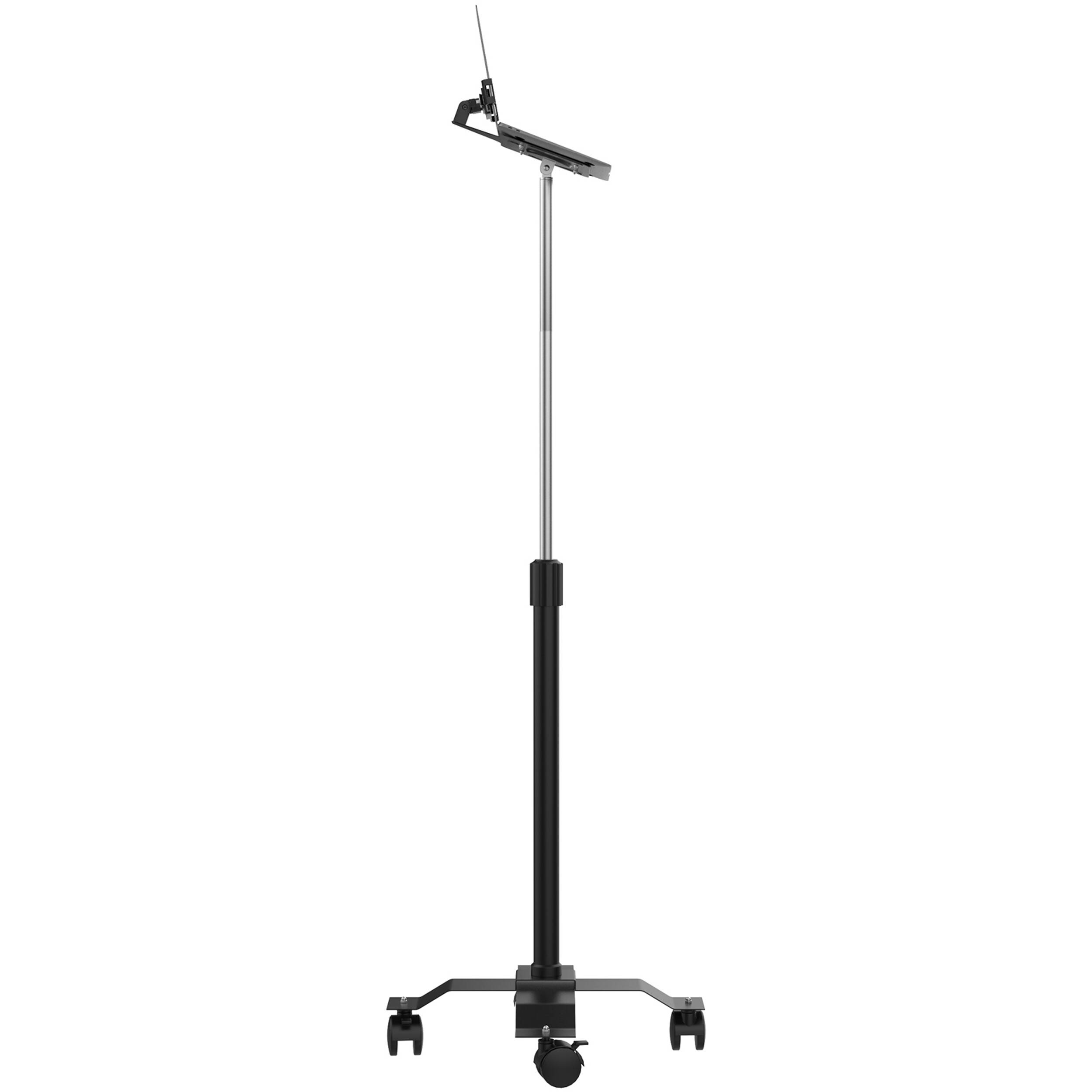 CTA Digital rolling floor stand with holder for mobile display placement — view 4