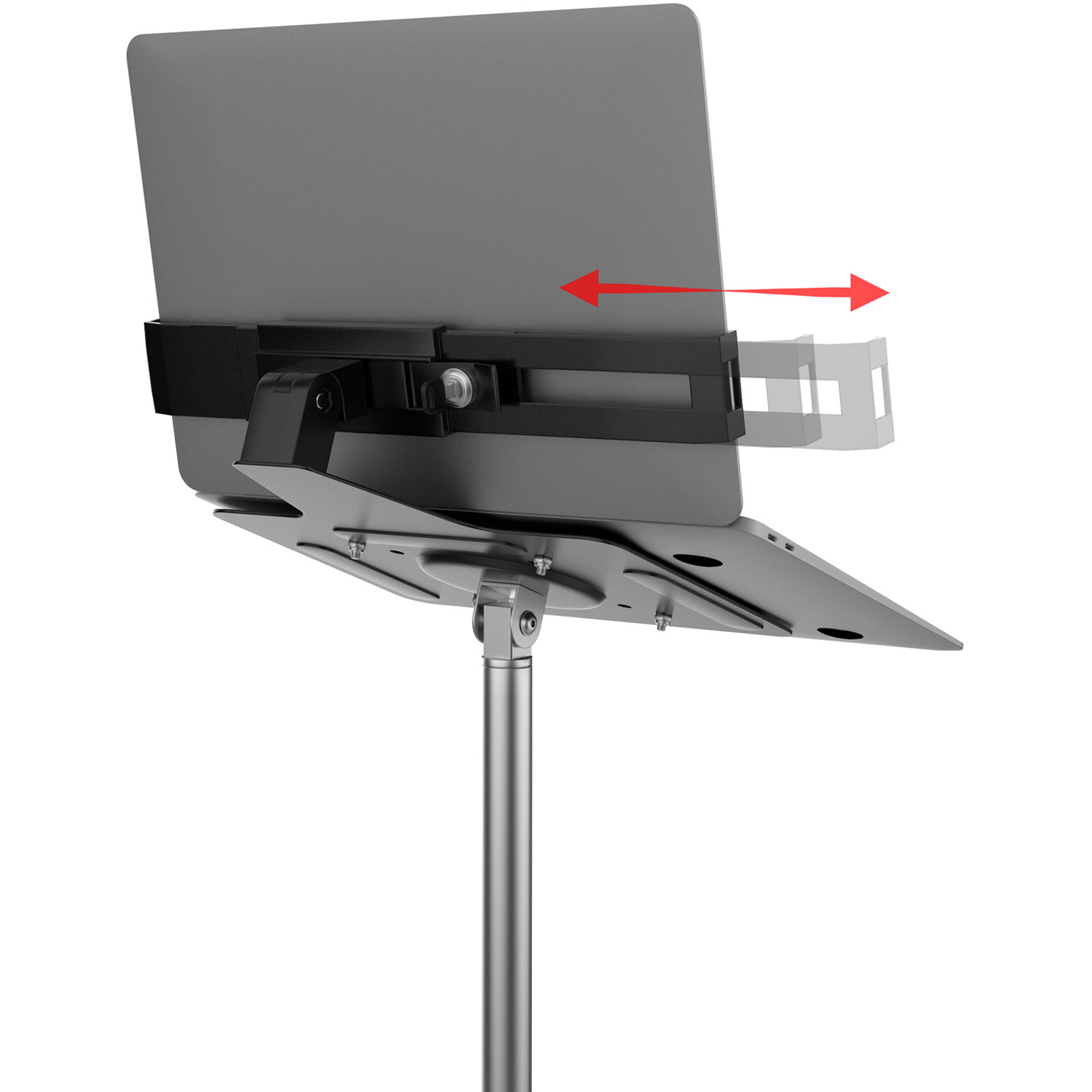 CTA Digital rolling floor stand with holder for mobile display placement — view 6