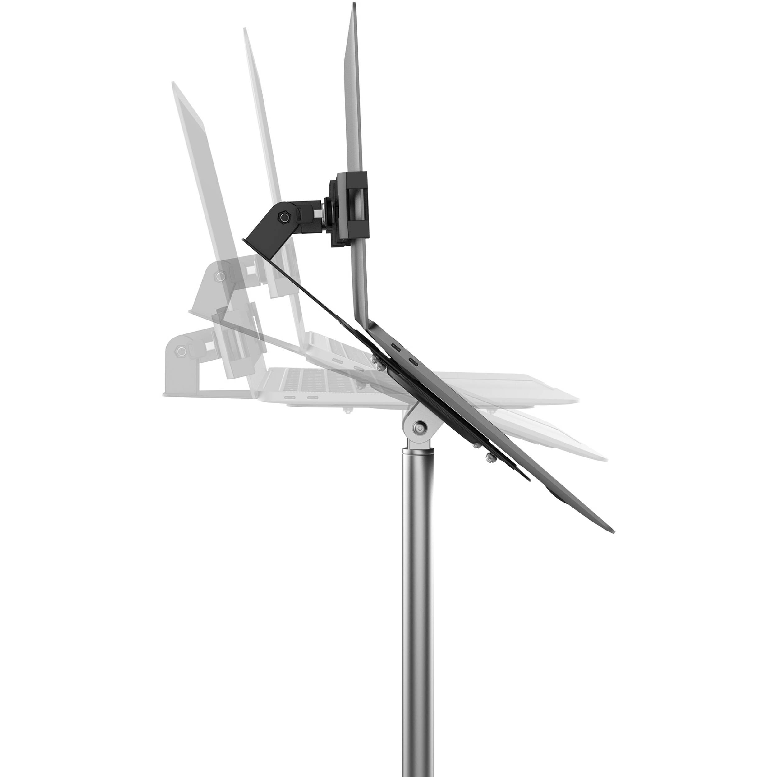 CTA Digital rolling floor stand with holder for mobile display placement — view 8