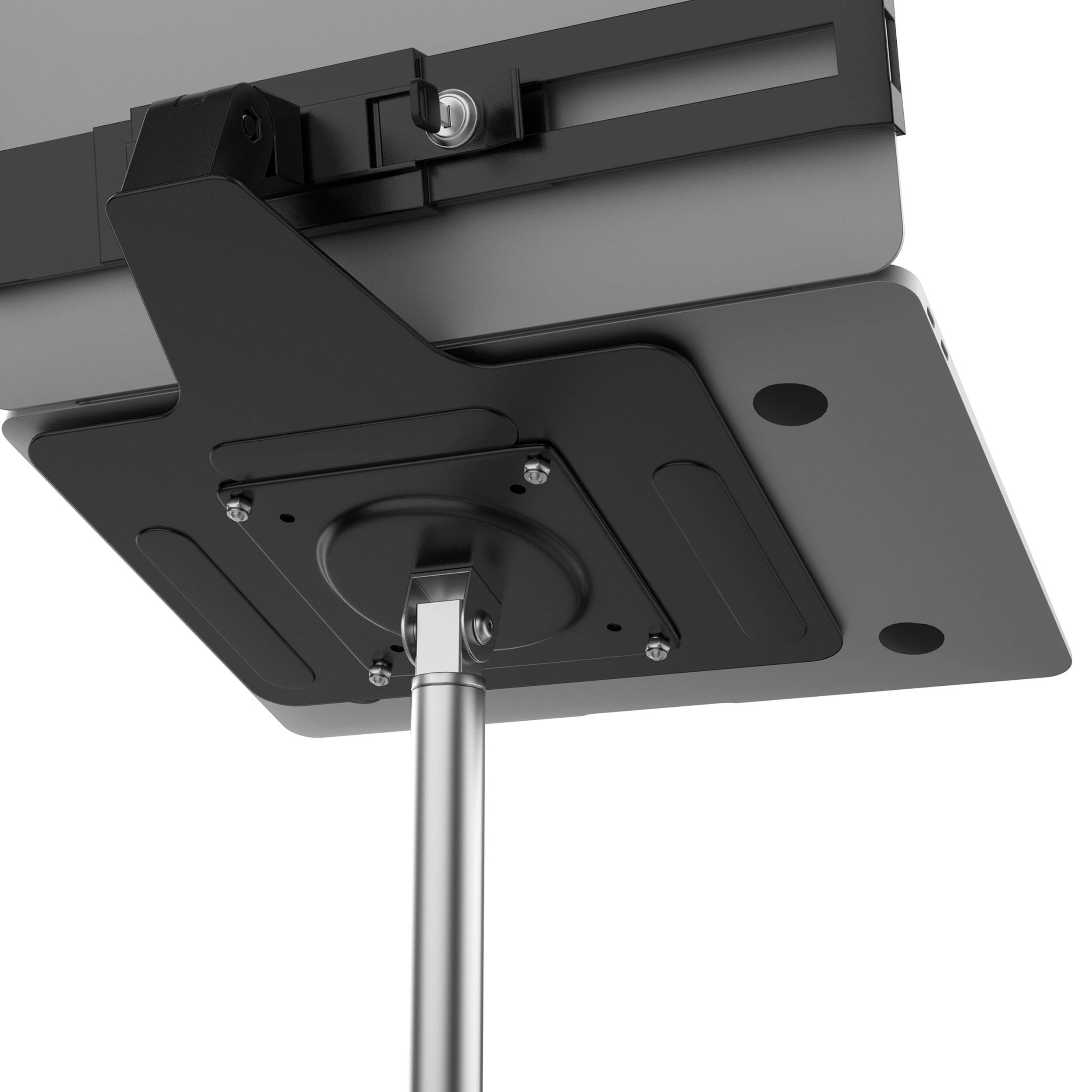 CTA Digital rolling floor stand with holder for mobile display placement — view 9