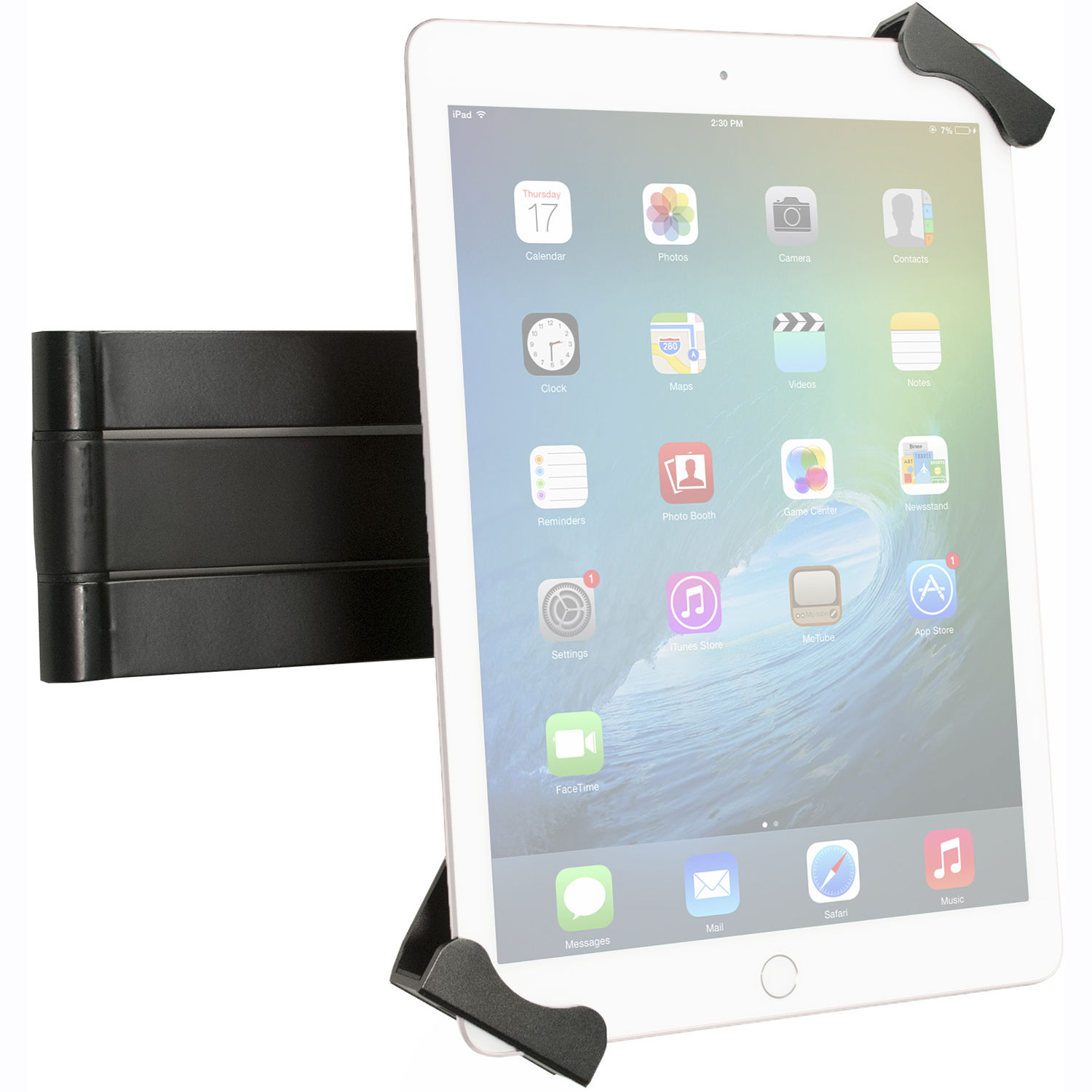 CTA Digital PAD-ASWM articulating security wall mount for 7- to 14-inch tablets — view 4