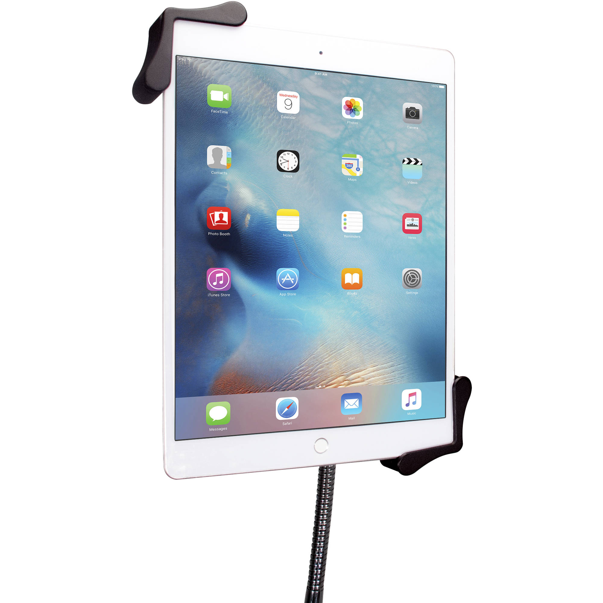 CTA Digital compact gooseneck floor stand for 7-13 inch tablet with adjustable height — view 2