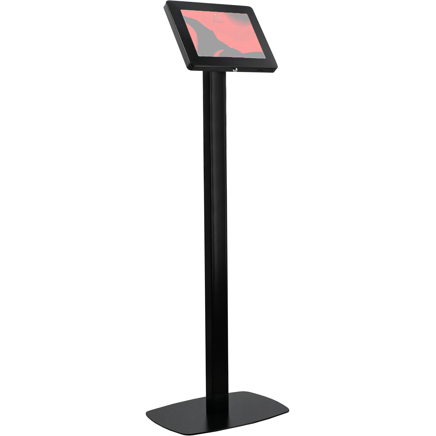 Cta Digital Premium Thin Profile Floor Stand with Vesa Plate and Base (Black)
