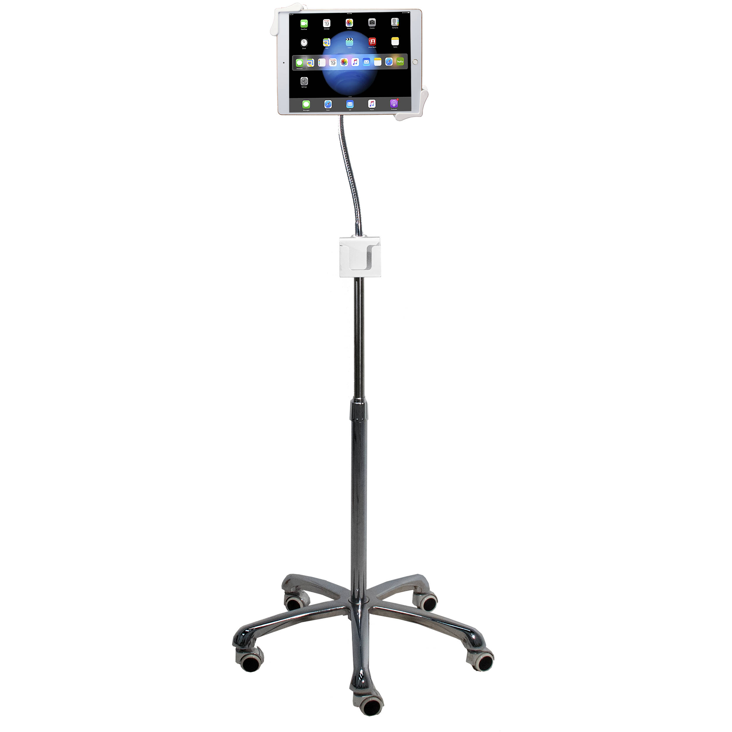 CTA Digital heavy-duty gooseneck floor stand for 7-14 inch tablets — view 3
