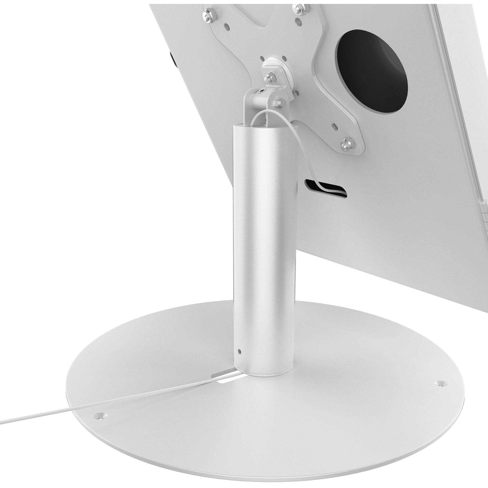 CTA Digital HYPERFLEX security kiosk stand for table with lockable tablet enclosure and cable routing — view 5