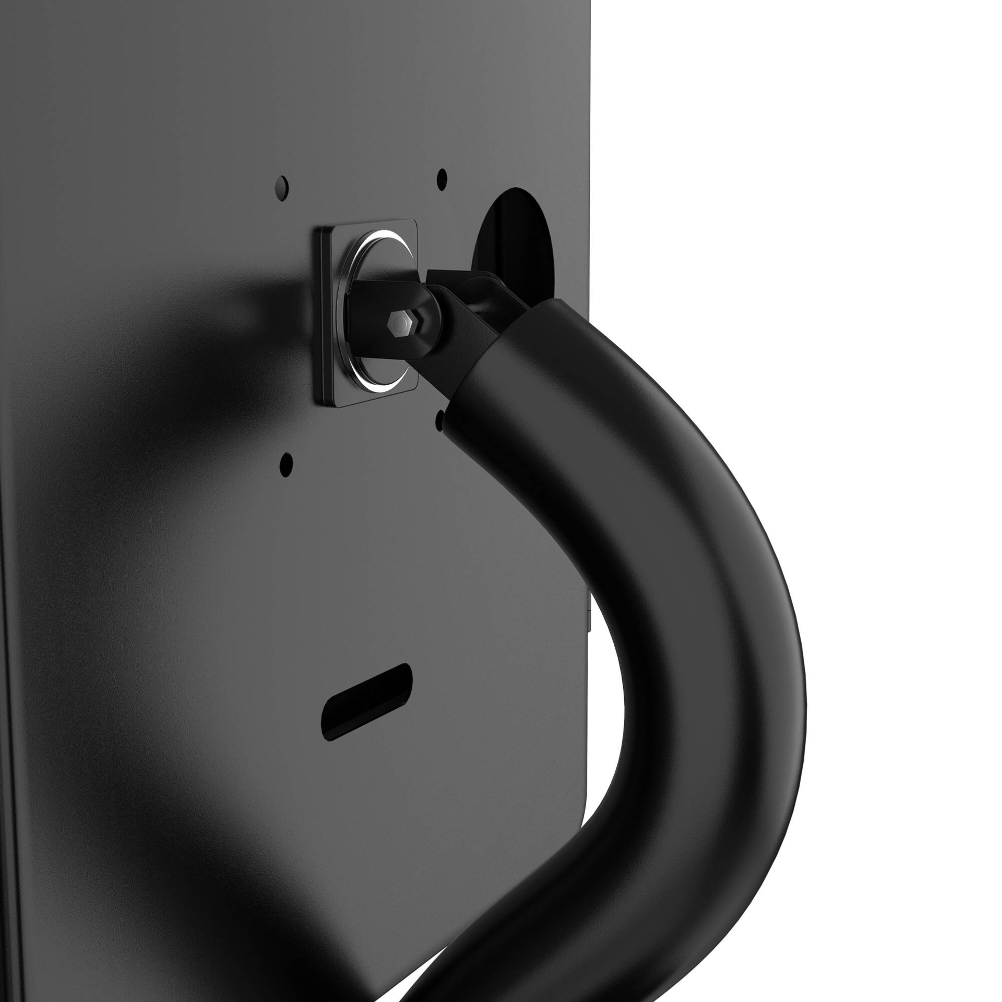 CTA Digital premium height-adjustable floor-to-desk tablet mount for flexible workstation placement — view 8