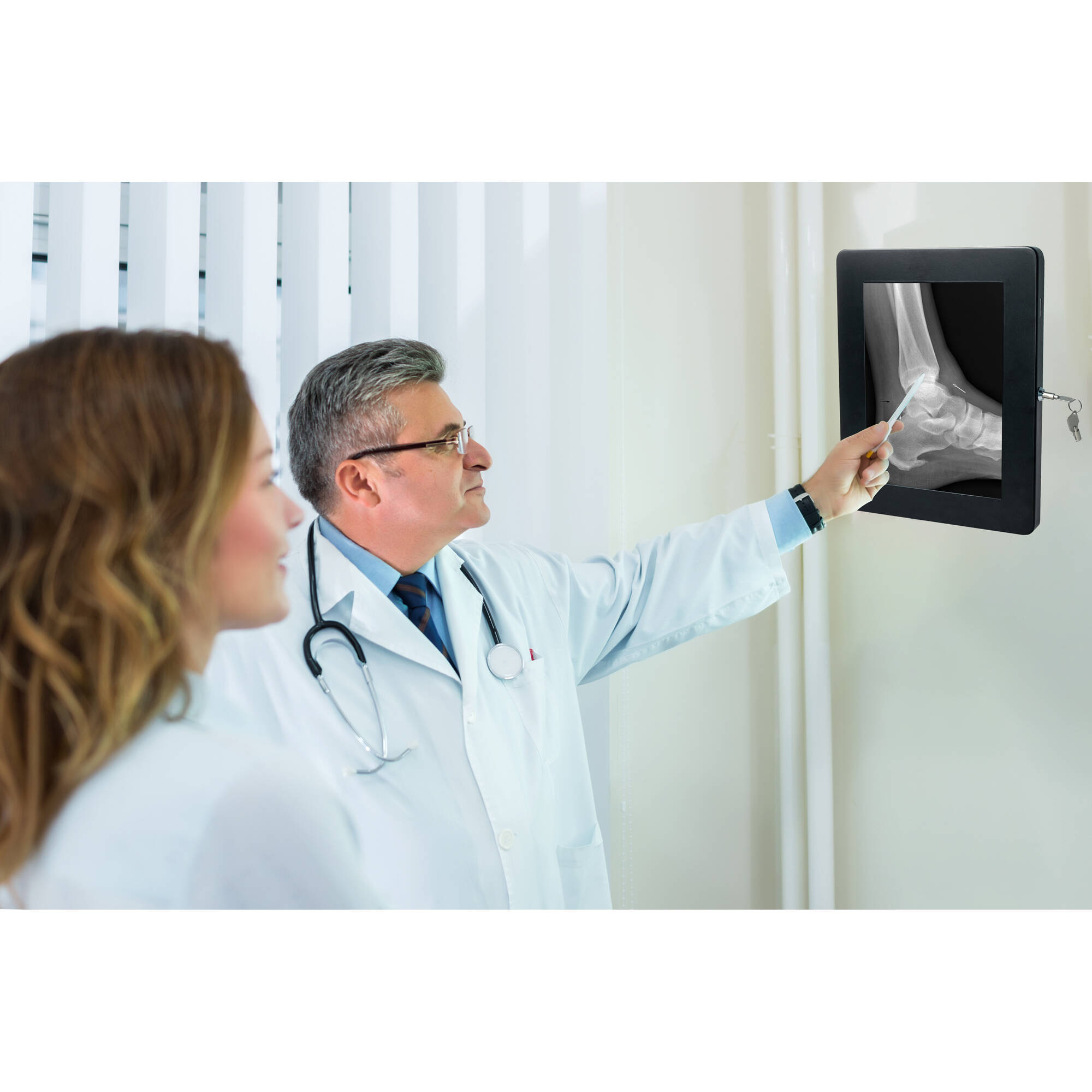 CTA Digital premium locking wall mount for secure fixed tablet installation — view 11